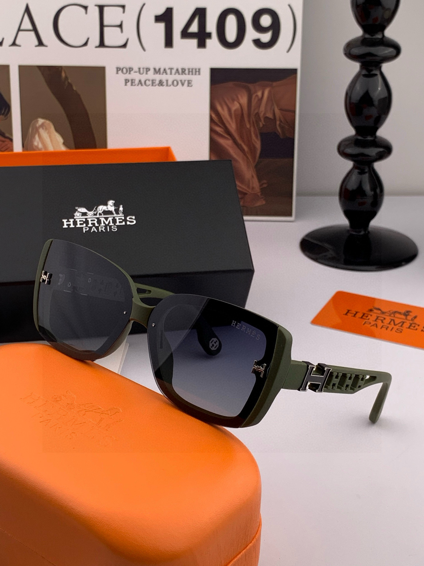 【偏光系列太阳镜】HERMES 爱马仕 🎈原版出货 网红超爆款💙经典奢华全球风[强][酷][亲亲] 时尚
