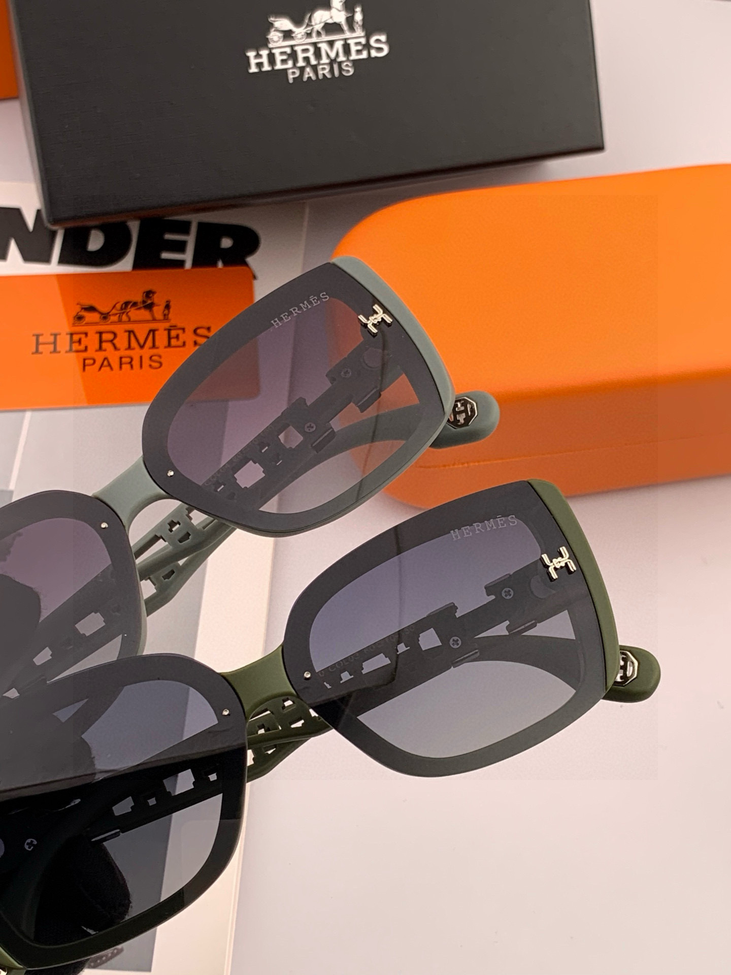 【偏光系列太阳镜】HERMES 爱马仕 🎈原版出货 网红超爆款💙经典奢华全球风[强][酷][亲亲] 时尚