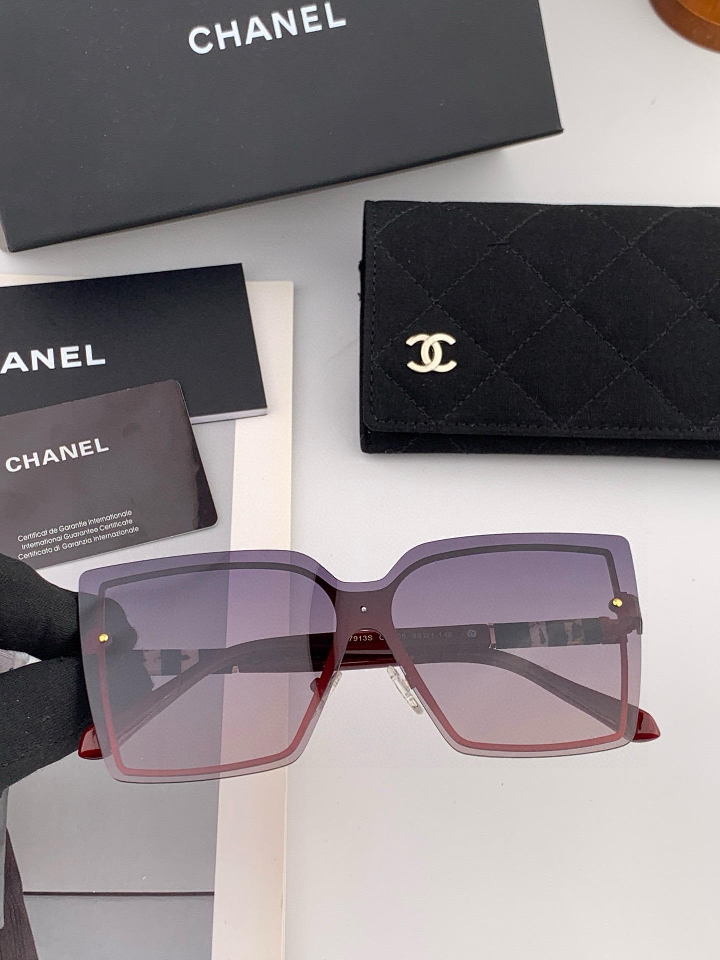 CHANE 香奈儿🌋☔️时尚无框太阳镜镜片 顶级奢侈品[强] 高品质[胜利][亲亲]🍦🍨 [得意] 气质