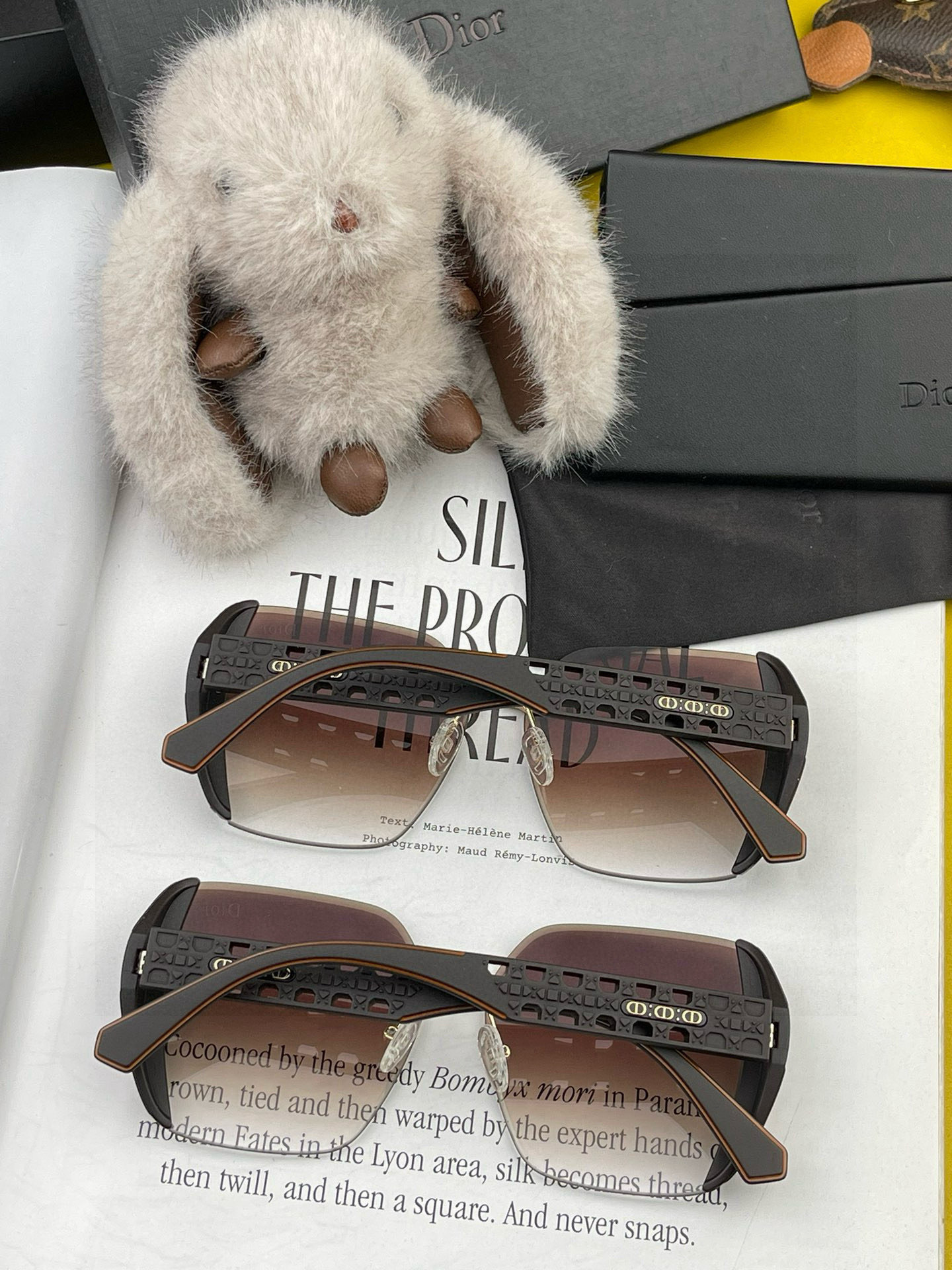 🔺 【DIOR-迪奥】2025开春新款 潮流爆款 时尚方框太阳镜 高品质 佩戴舒适 网红潮款墨镜 女士高