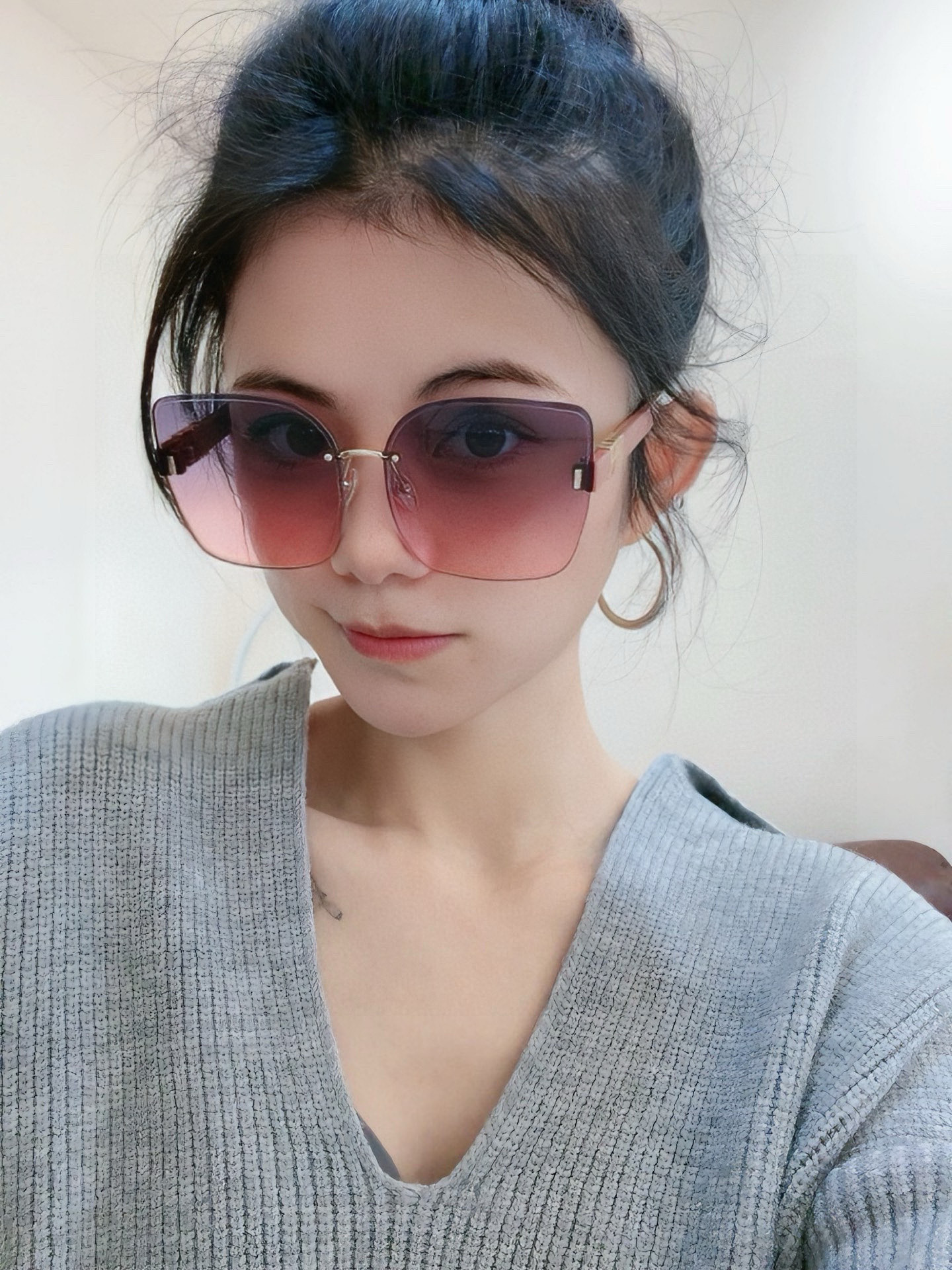 🔺 【DIOR-迪奥】2025开春新款 潮流爆款 时尚方框太阳镜 高品质 佩戴舒适 网红潮款墨镜 女士高