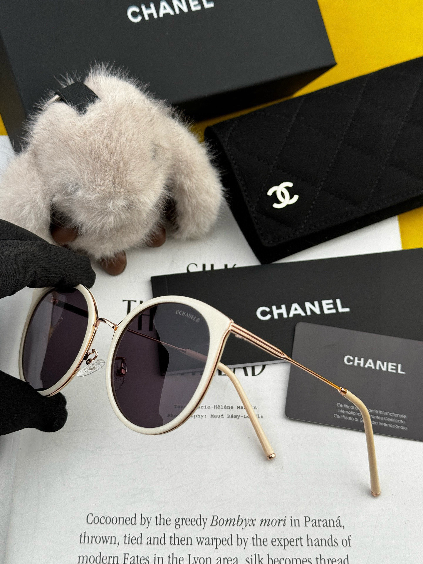 新品CHANEL 香奈儿太阳镜以独特魅力和前卫风格诠释春夏最新眼镜，质感超好佩带舒适 型号：CH6314