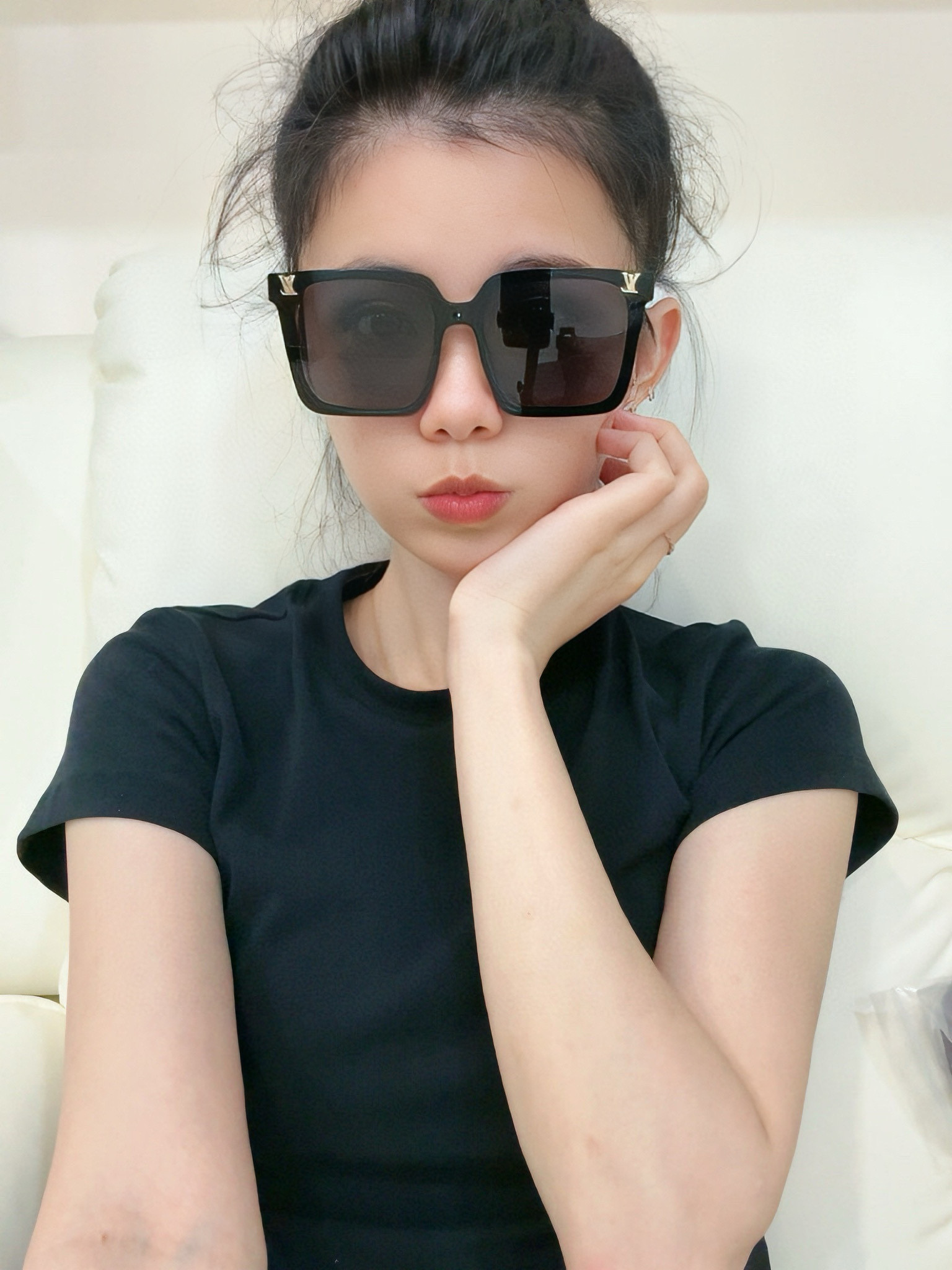 🔺LV🔻2025早春新款，众多明星同款[色]LV‼️‼️新款大框墨镜 ，🌈🌈宝丽来超清太阳镜🔝🔝型号：L