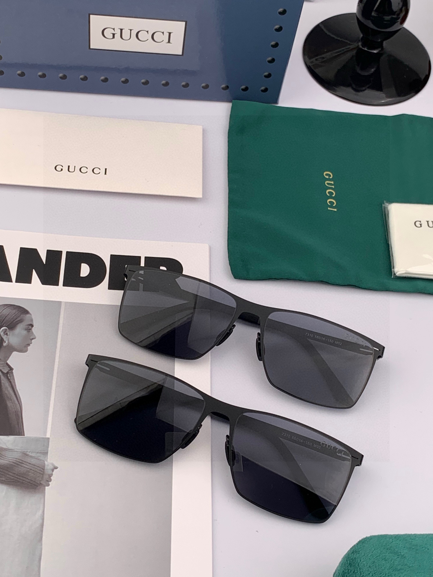 ♦️ GUCCI 2025新款男女情侣款太阳镜多边形墨镜iP电镀永不褪色 超轻超有弹性整幅眼镜无螺丝重要