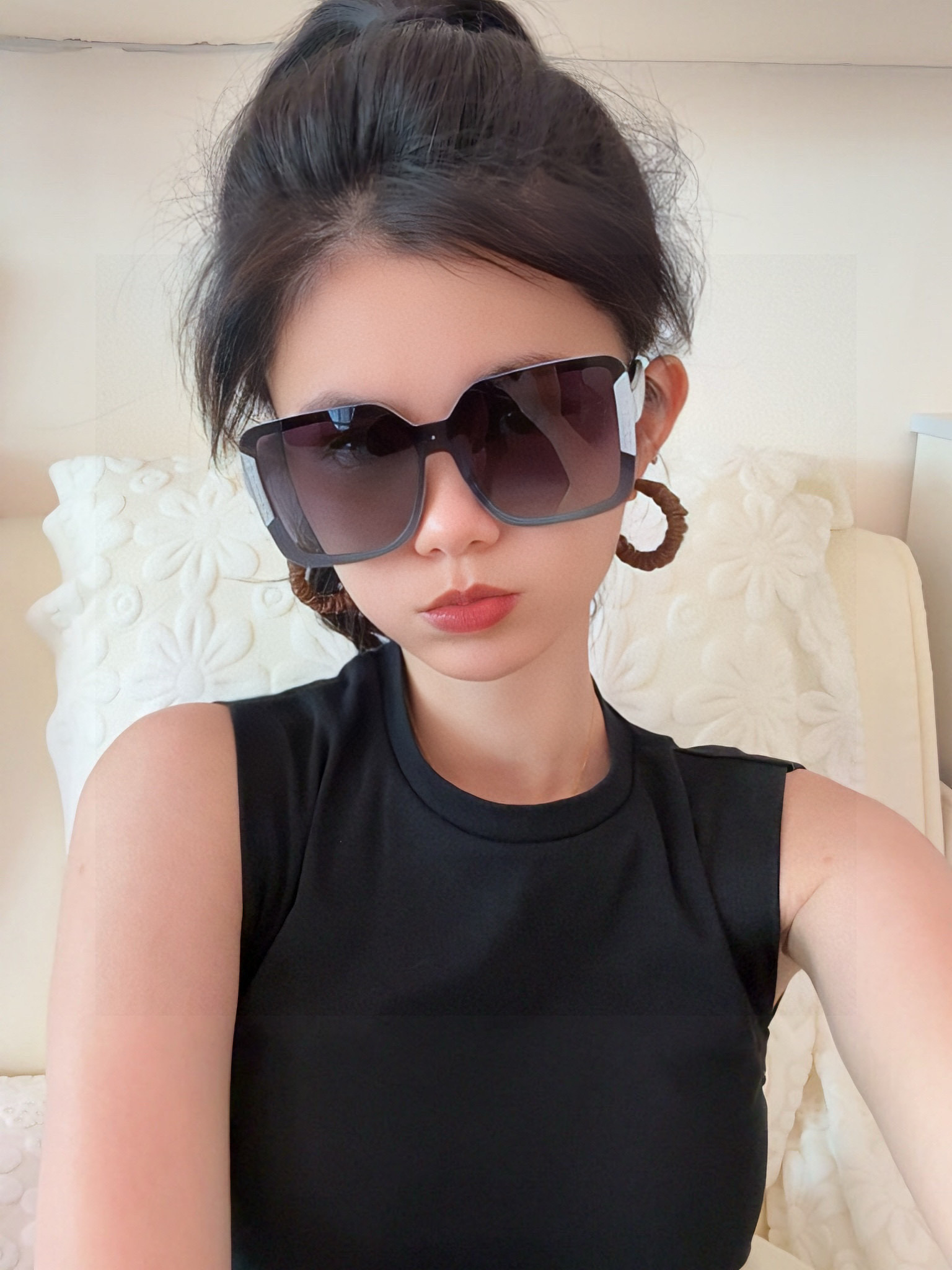 【TR偏光系列】Chanel大框太阳镜墨镜 经典的方框设计，不挑脸型，无论搭配大衣还是连衣裙都非常显气质