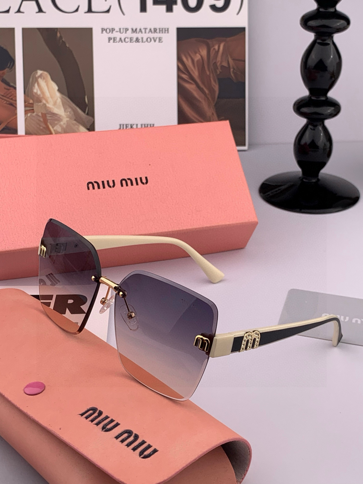 MIUMIU/缪缪🖇🖇2025开春新款🌟闪耀新款璀璨登台 ❤❤太阳镜潮品 精致个性设计简约时尚 专柜品质