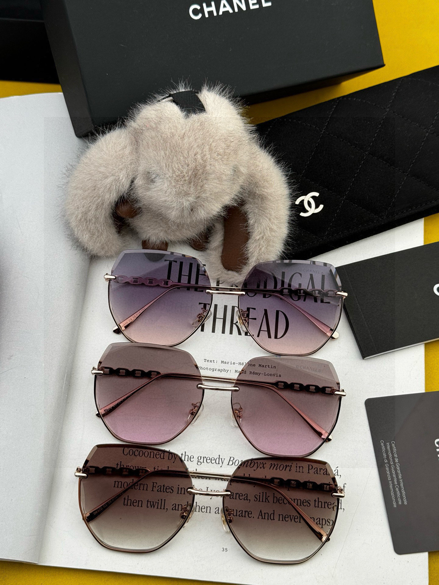 🔺 【香奈儿-尼龙偏光太阳镜】2025开春新款 潮流爆款 时尚多边形偏光太阳镜 高品质 佩戴舒适 网红潮