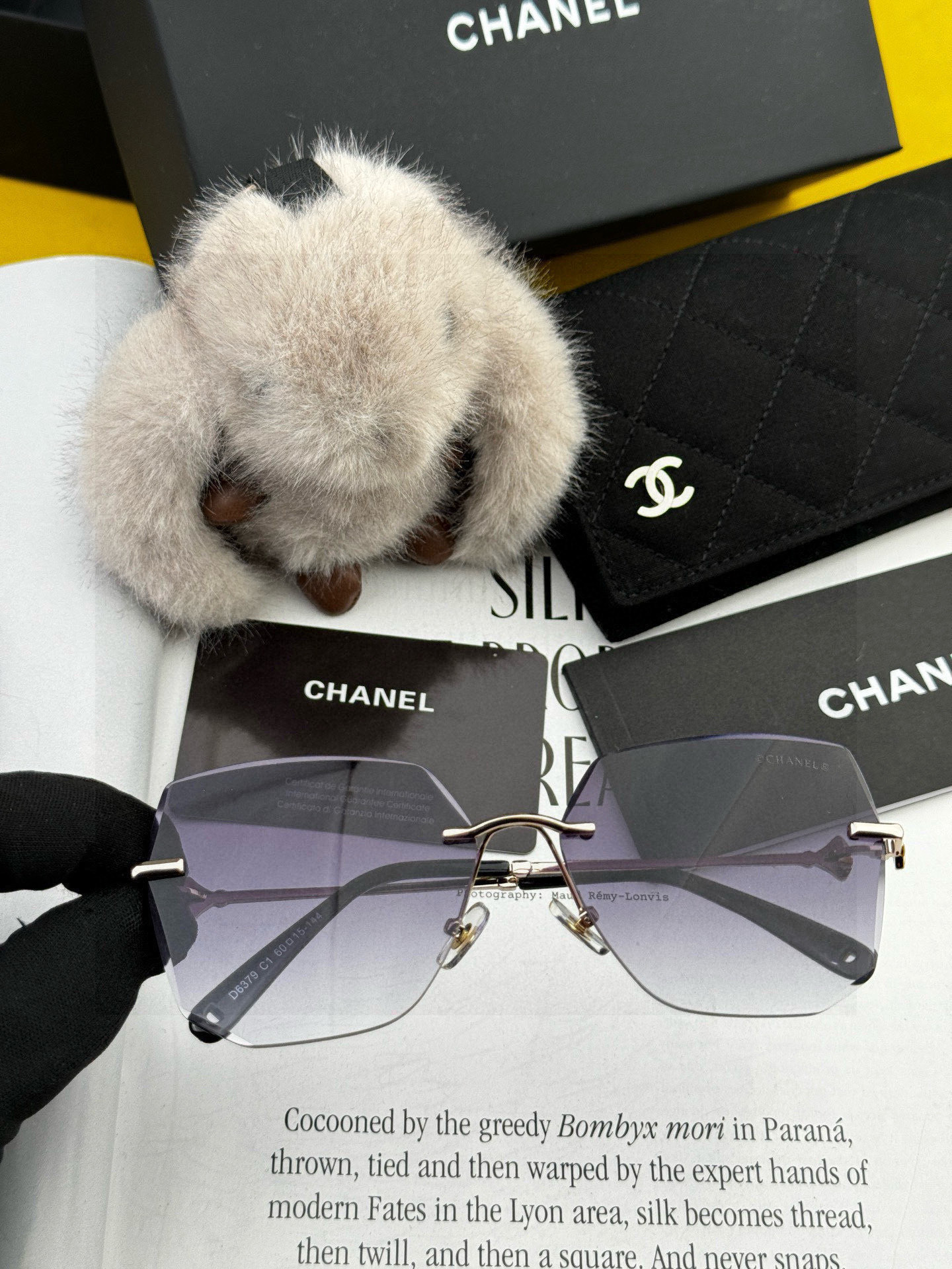 🔺 【香奈儿-尼龙偏光太阳镜】2025开春新款 潮流爆款 时尚多边形偏光太阳镜 高品质 佩戴舒适 网红潮