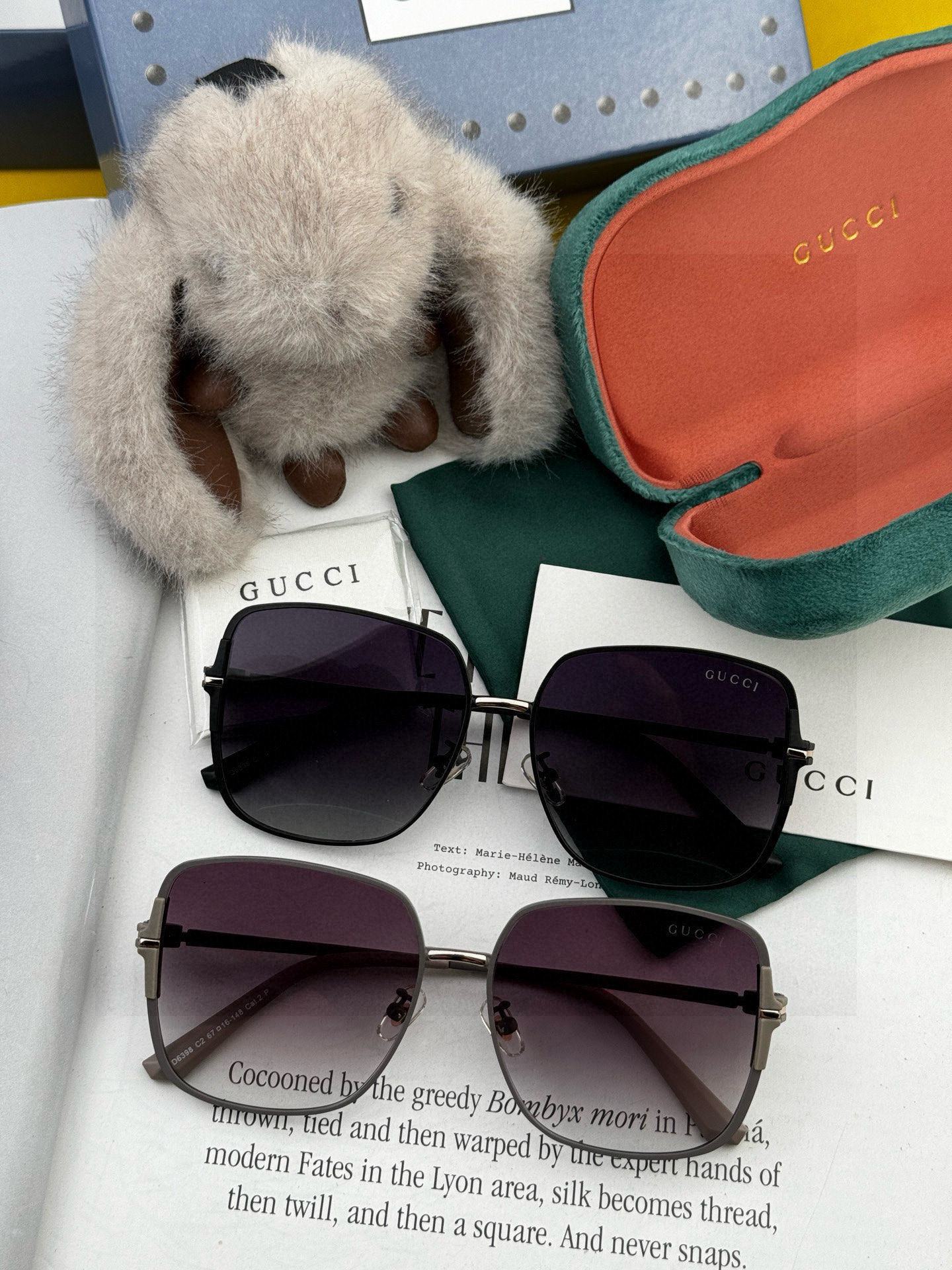 【尼龙偏光系列】GUCCI太阳镜墨圆框设计，不挑脸型，无论搭配大衣还是连衣裙都非常显气质尼龙偏光镜片预防