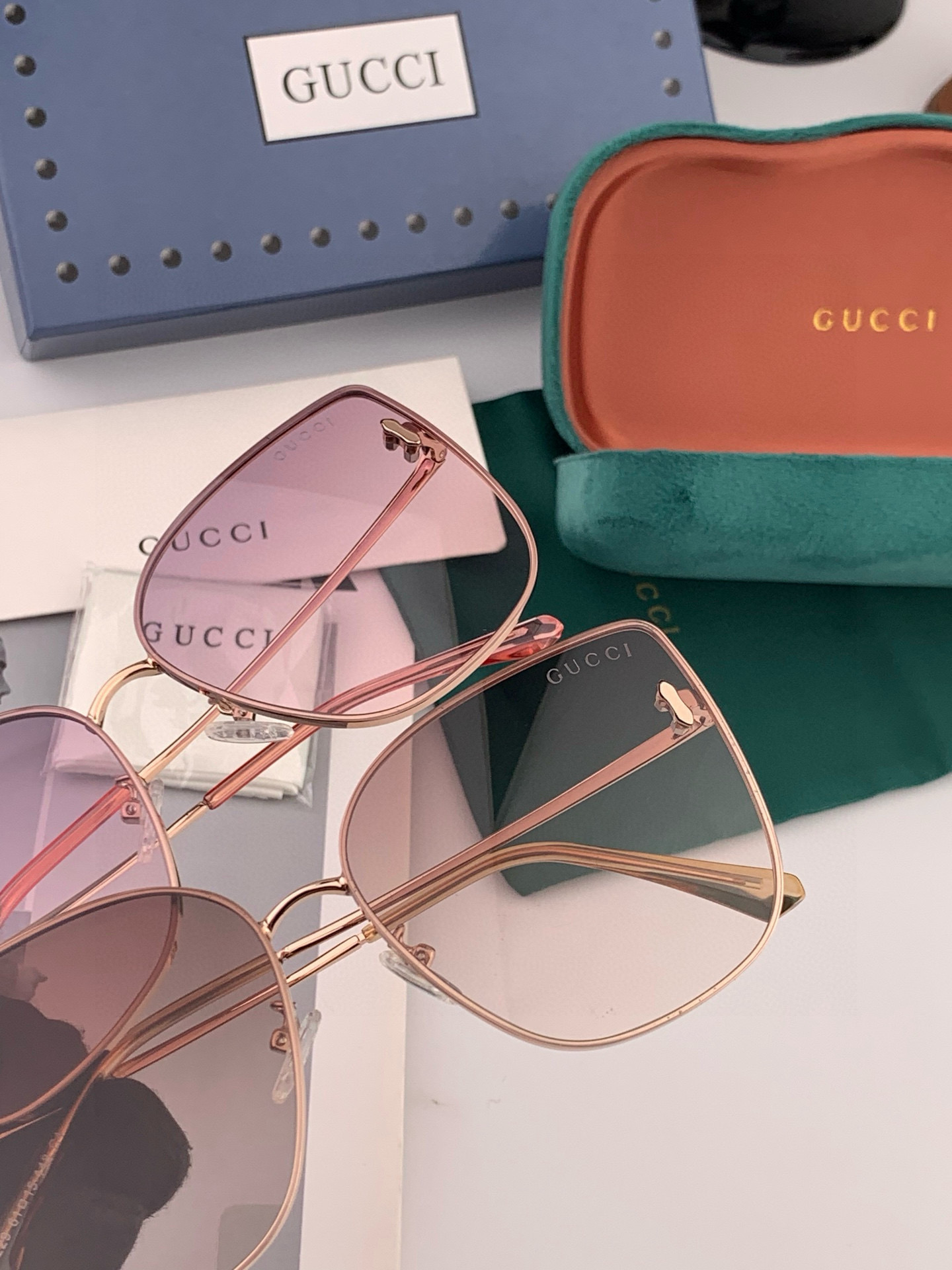 GUCCI-古驰意大利进口🇮🇹2025时尚潮流奢华装饰太阳眼镜 尼龙偏光高清太阳镜明星海报款 超高复杂工