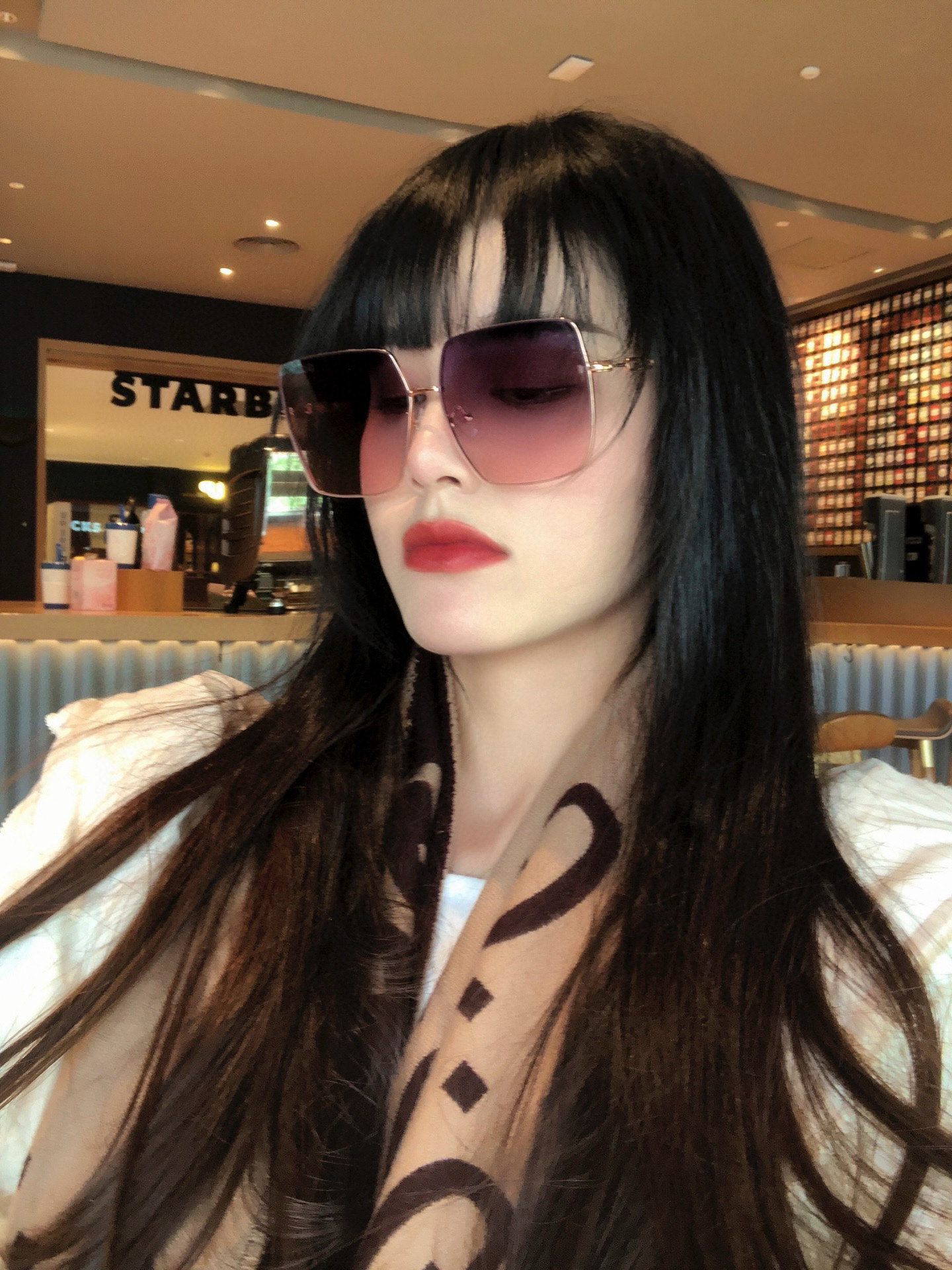 GUCCI-古驰意大利进口🇮🇹2025时尚潮流奢华装饰太阳眼镜 高清偏光太阳镜明星海报款 超高复杂工艺 