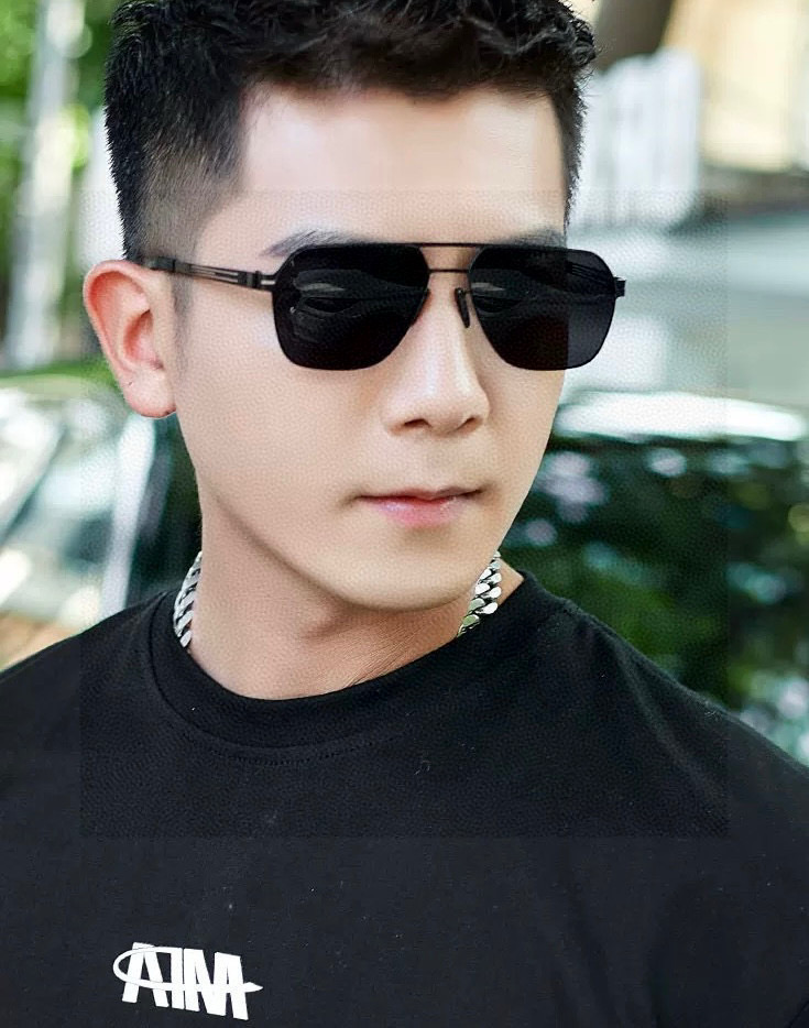 GUCCI 男款炫彩飞行员偏光太阳镜 ❤️材质：高清尼龙加厚卡槽高清偏光镜片 🌹无边框镜架💕颜👍型号：G