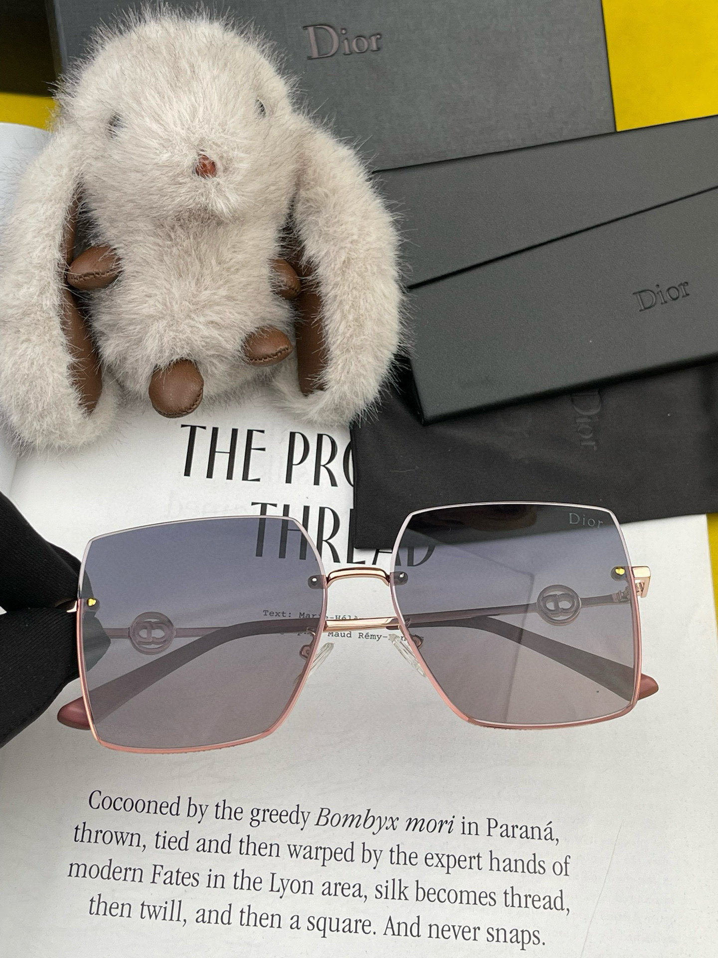 DIOR🌋☔️时尚无框太阳镜镜片 顶级奢侈品[强] 高品质[胜利][亲亲]🍦🍨 [得意] 气质非凡😄 🍫