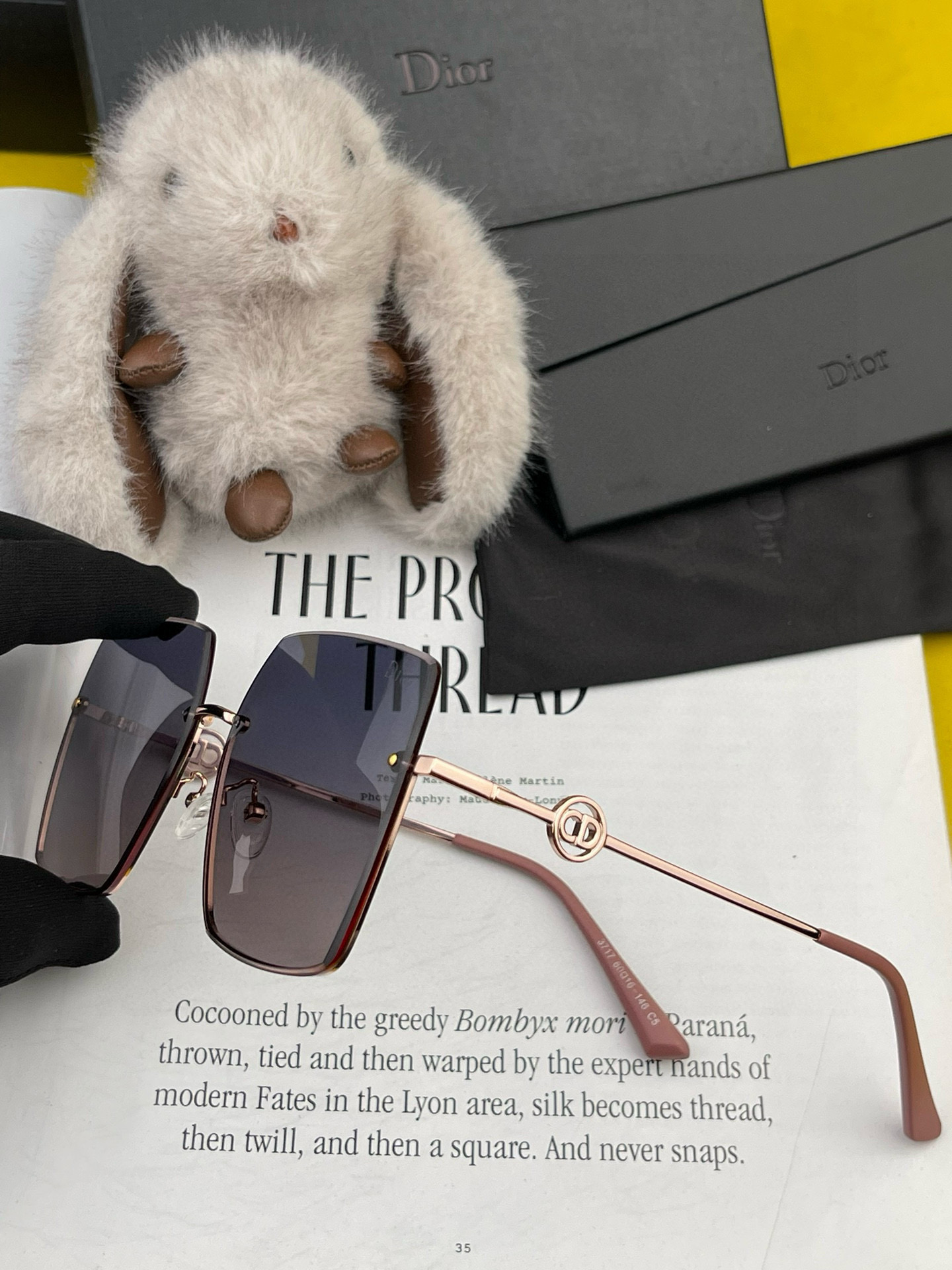 DIOR🌋☔️时尚无框太阳镜镜片 顶级奢侈品[强] 高品质[胜利][亲亲]🍦🍨 [得意] 气质非凡😄 🍫