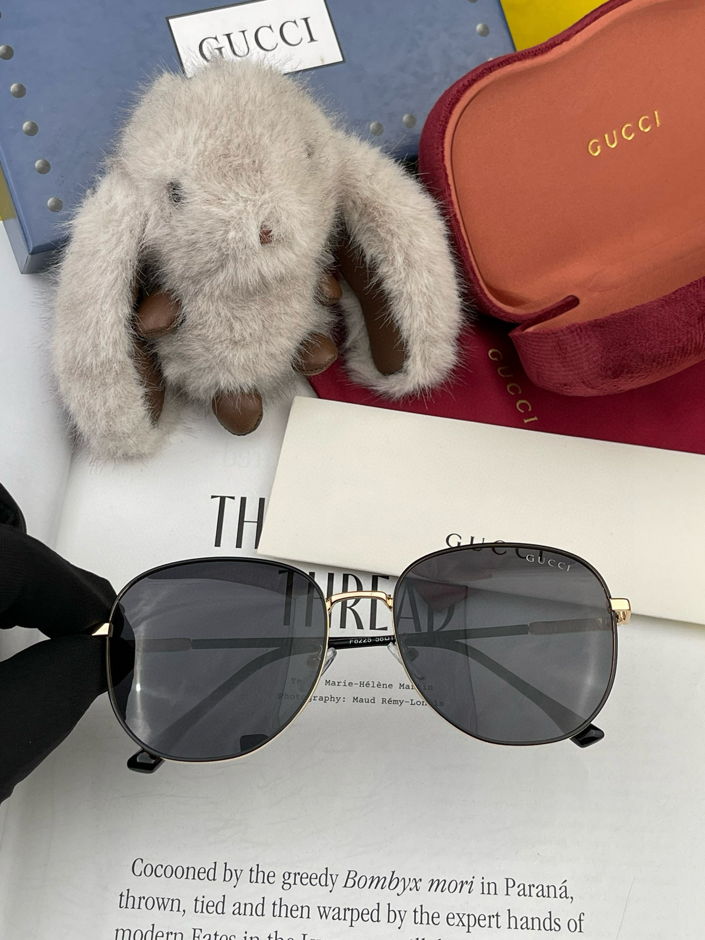 🔺 GUCCI🔻2024官方新款 众多明星同款[色]‼️‼️新款大框偏光墨镜 🌈🌈宝丽来超清加厚太阳镜🔝