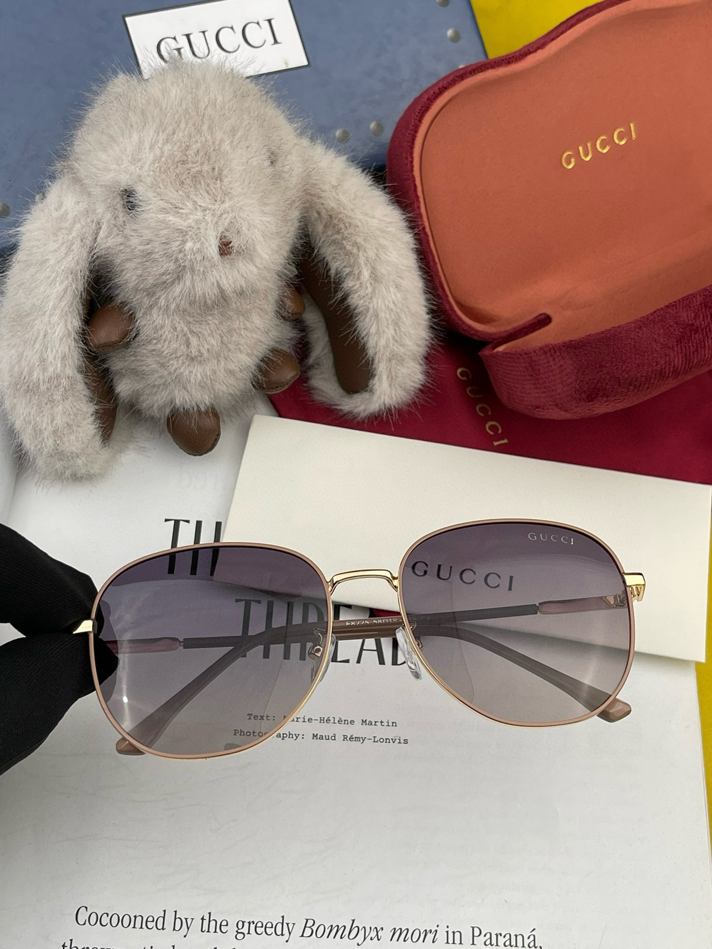 🔺 GUCCI🔻2024官方新款 众多明星同款[色]‼️‼️新款大框偏光墨镜 🌈🌈宝丽来超清加厚太阳镜🔝