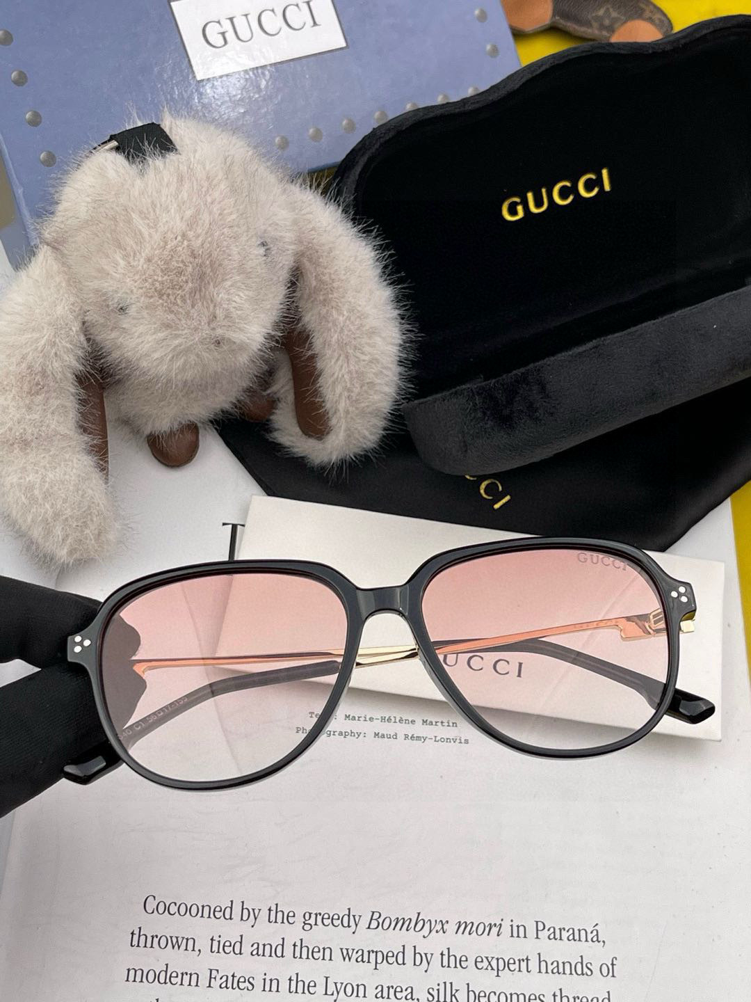 🔺 【GUCCI】2025开春新款 潮流爆款 时尚方框偏光太阳镜 高品质 佩戴舒适 网红潮款墨镜 女士高