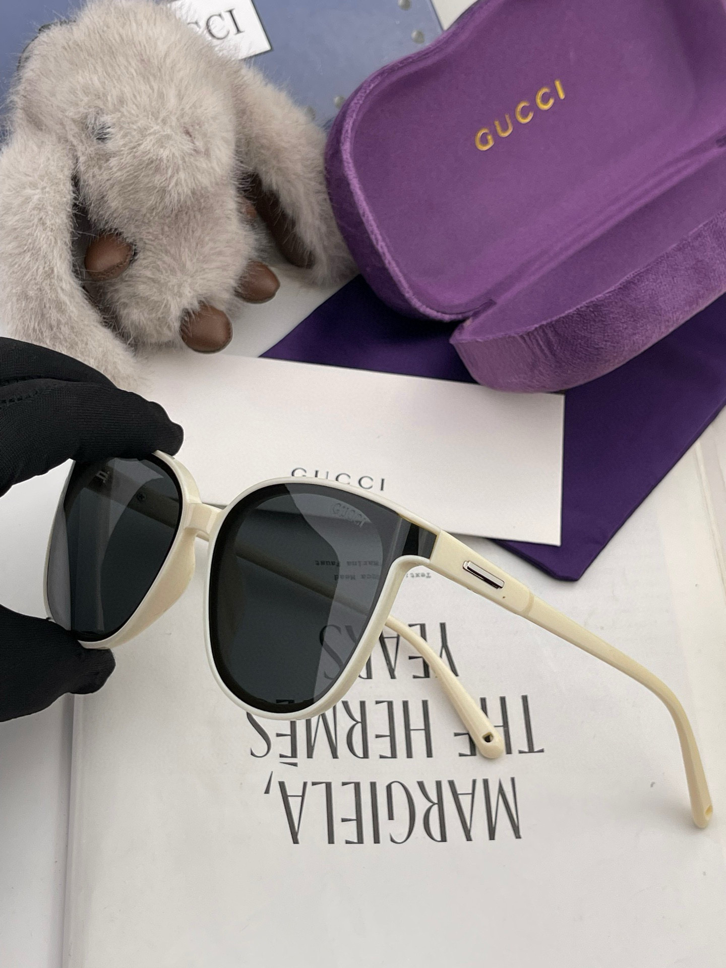 🔺 【GUCCI】2025开春新款 潮流爆款 时尚圆框偏光太阳镜 高品质 佩戴舒适 网红潮款墨镜 女士高