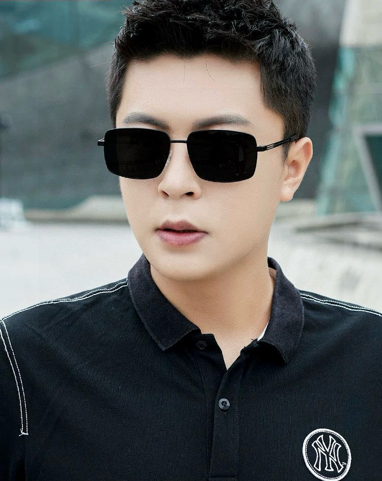 GUCCI 男款炫彩飞行员偏光太阳镜 ❤️材质：高清尼龙加厚卡槽高清偏光镜片 🌹无边框镜架💕颜👍型号：G