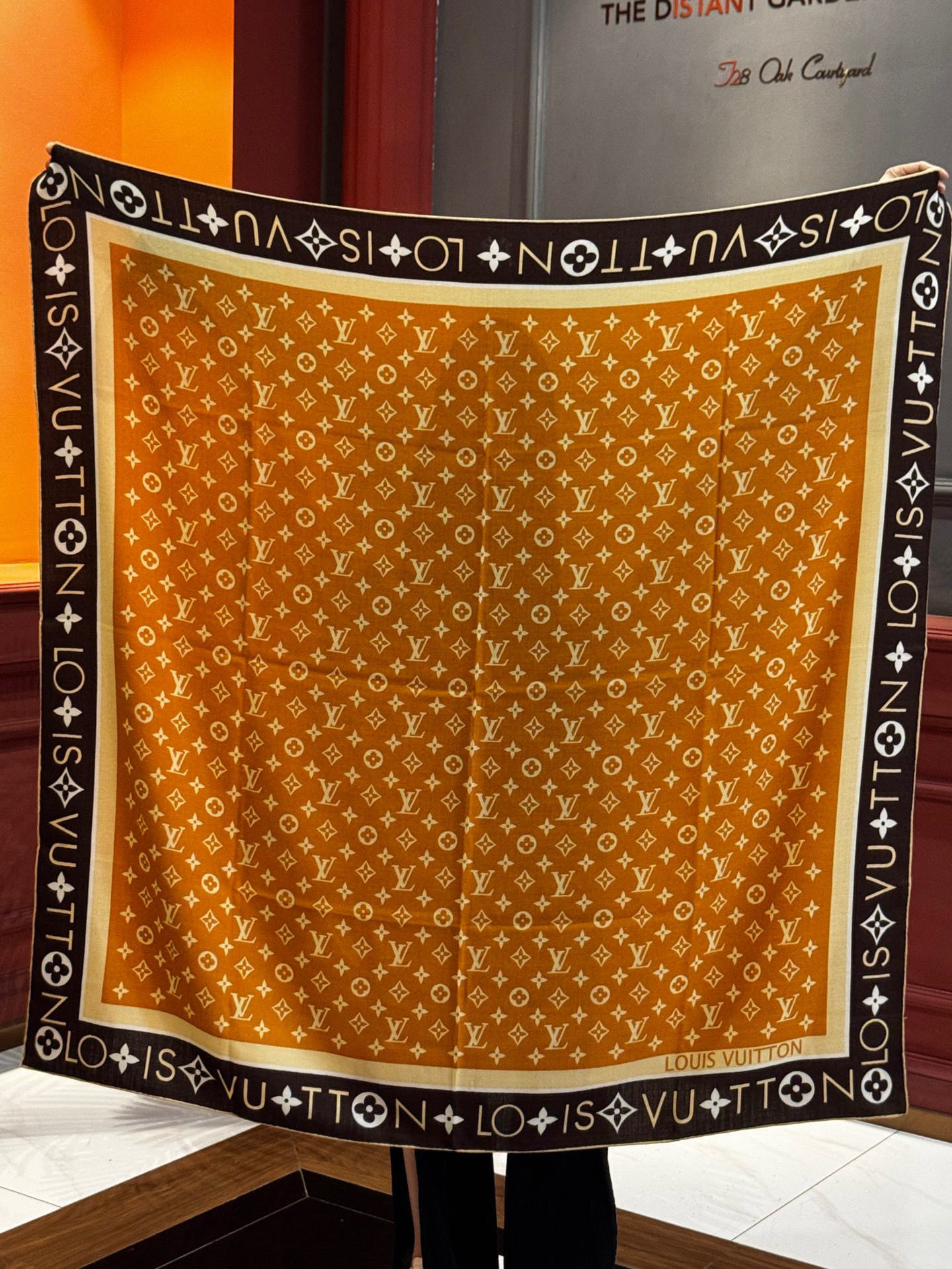 MONOGRAM INFINITY 140丝绒方巾【140顶级丝绒双面同色】Monogram Infin