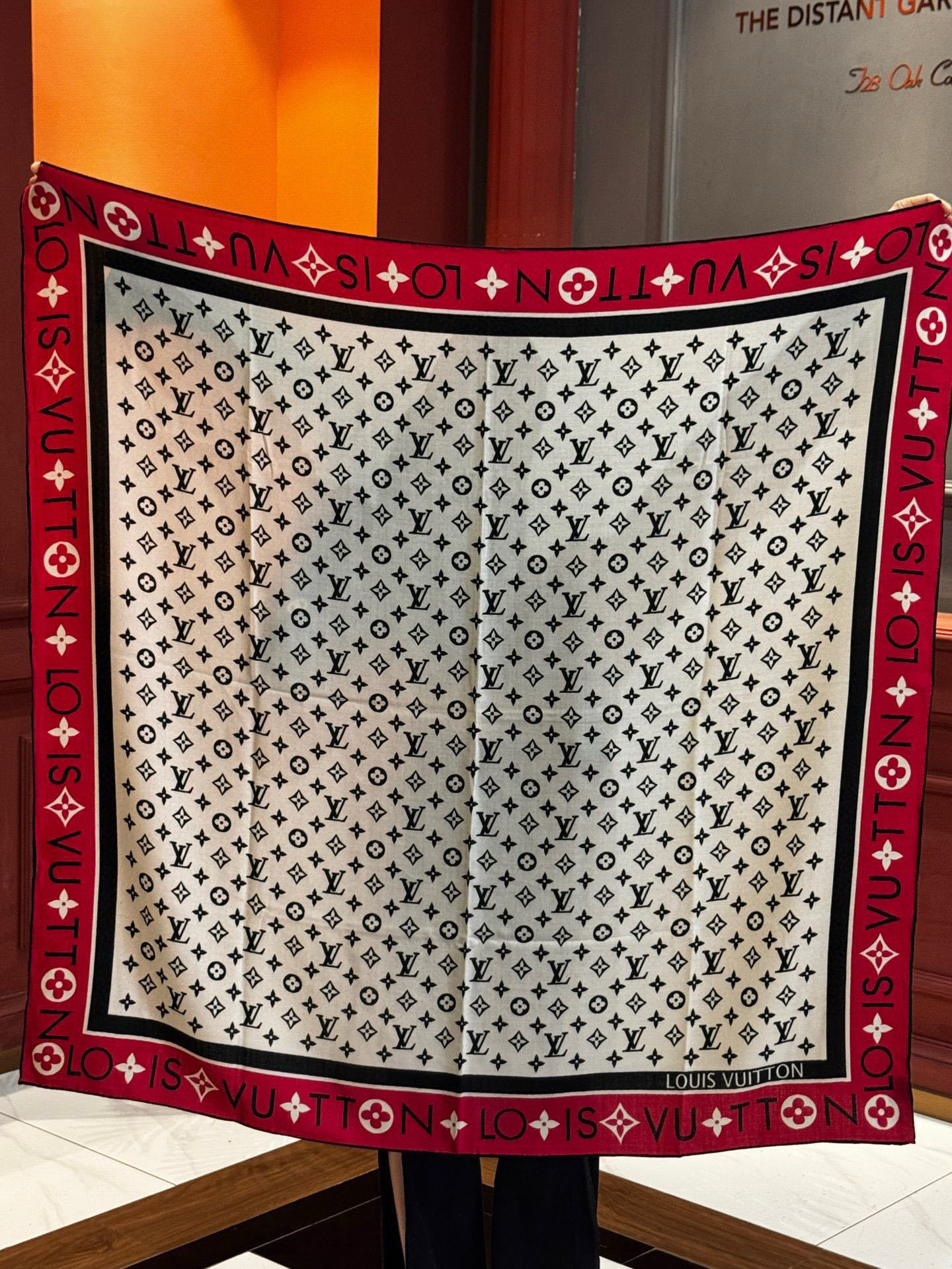 MONOGRAM INFINITY 140丝绒方巾【140顶级丝绒双面同色】Monogram Infin