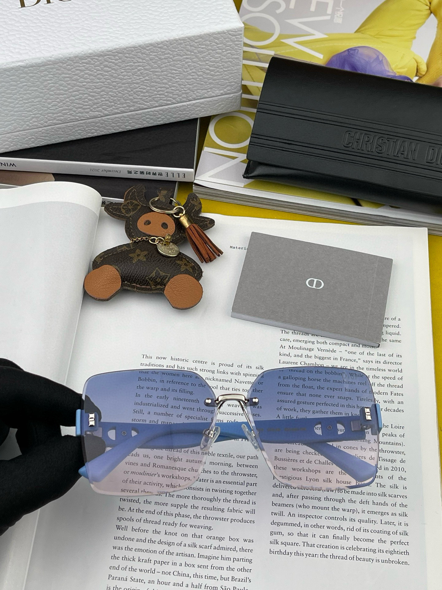 🔺 【DIOR-迪奥】2025开春新款 潮流爆款 时尚方框偏光太阳镜 高品质 佩戴舒适 网红潮款墨镜 女