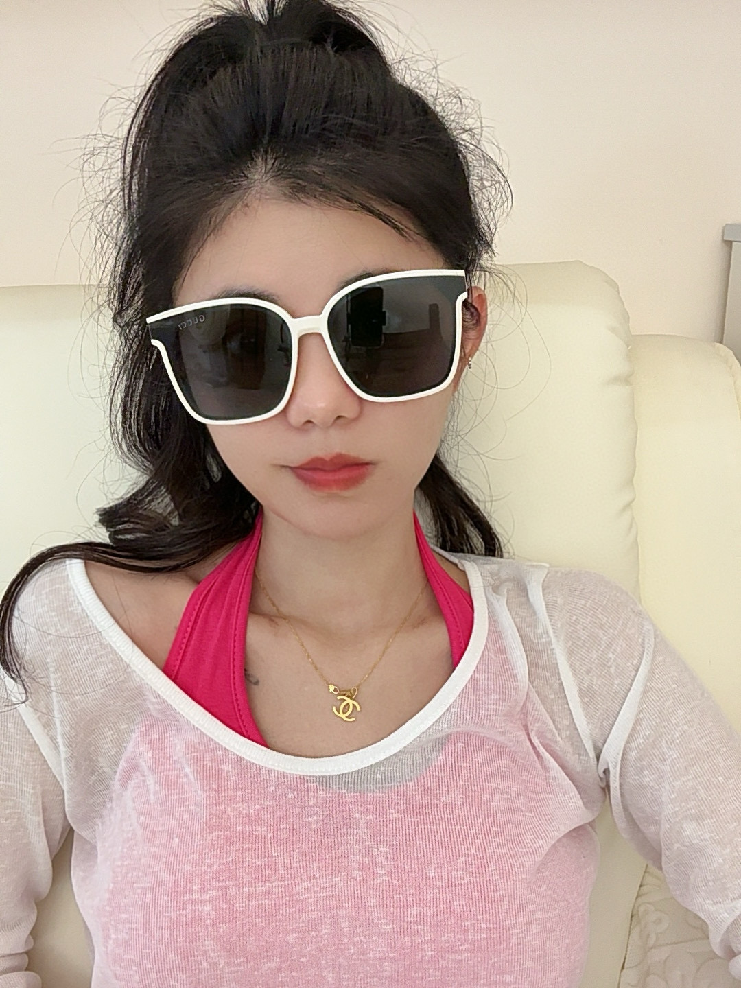 2025新款！新款出货！女士高清加厚偏光太阳镜🕶️ 🎉💍新款偏光太阳镜[得意]开车驾驶镜时尚墨镜💐💐🌸世