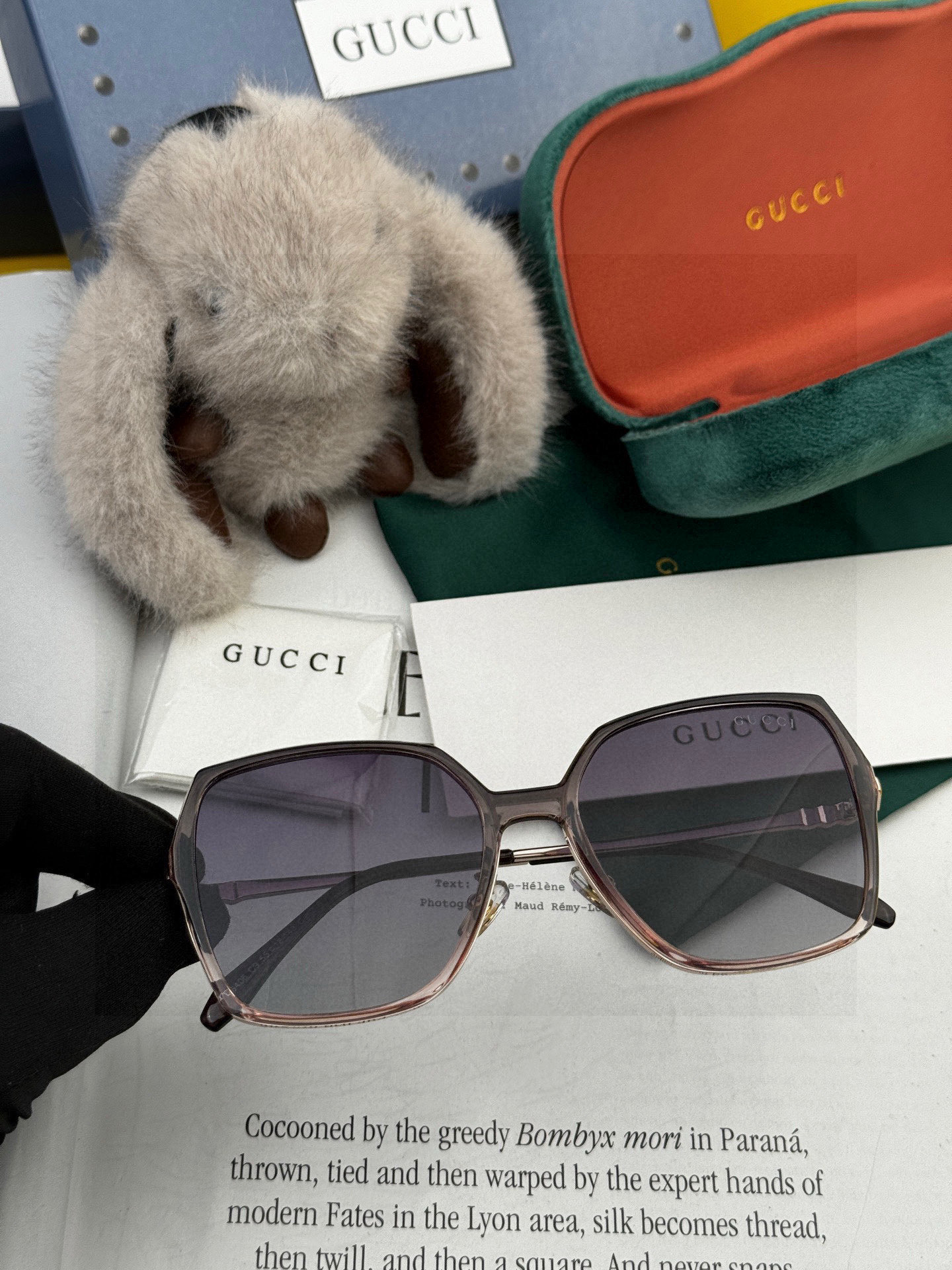 🔺 【GUCCI-偏光太阳镜】2025开春新款 潮流爆款 时尚圆框偏光太阳镜 高品质 佩戴舒适 网红潮款