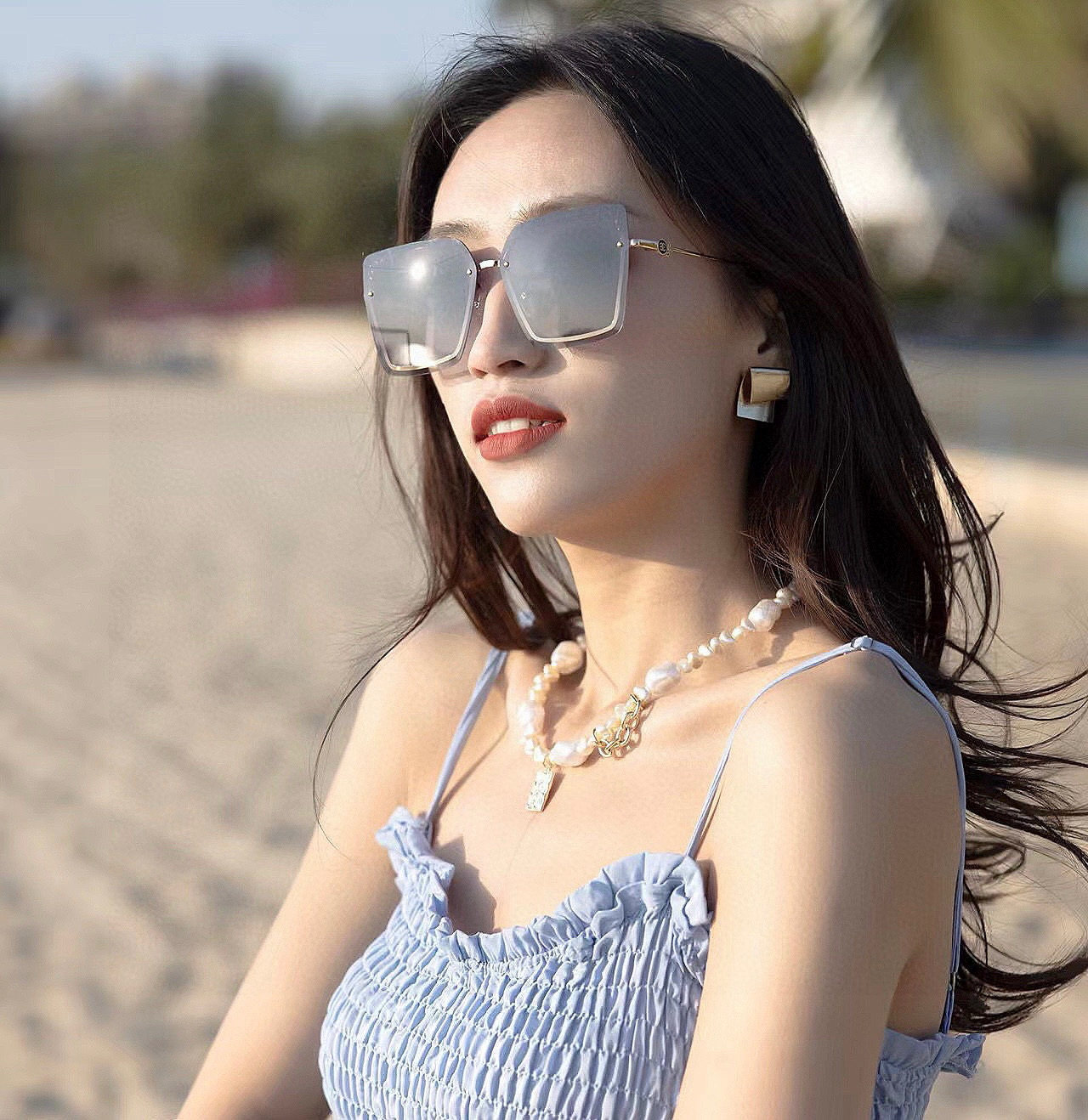 NO:579981,CHANE Chanel Fashion Frameless Sunglasses Lenses Top Luxury Products [Strong] High Quality [Victory] [Kiss] [Proud] Extraordinary Temperament Ladies Driving Sunglasses [Love] Model CH1878 Glasses, Sunglasses, Sunglasses, Glasses, Chanel, Chanel19860909CHANE 香奈儿时尚无框太阳镜镜片 顶级奢侈品[强] 高品质[胜利][亲亲] [得意] 气质非凡 女士开车墨镜[爱情] 型号CH1878眼镜墨镜太阳镜,眼镜,chanel,chanel,glasses