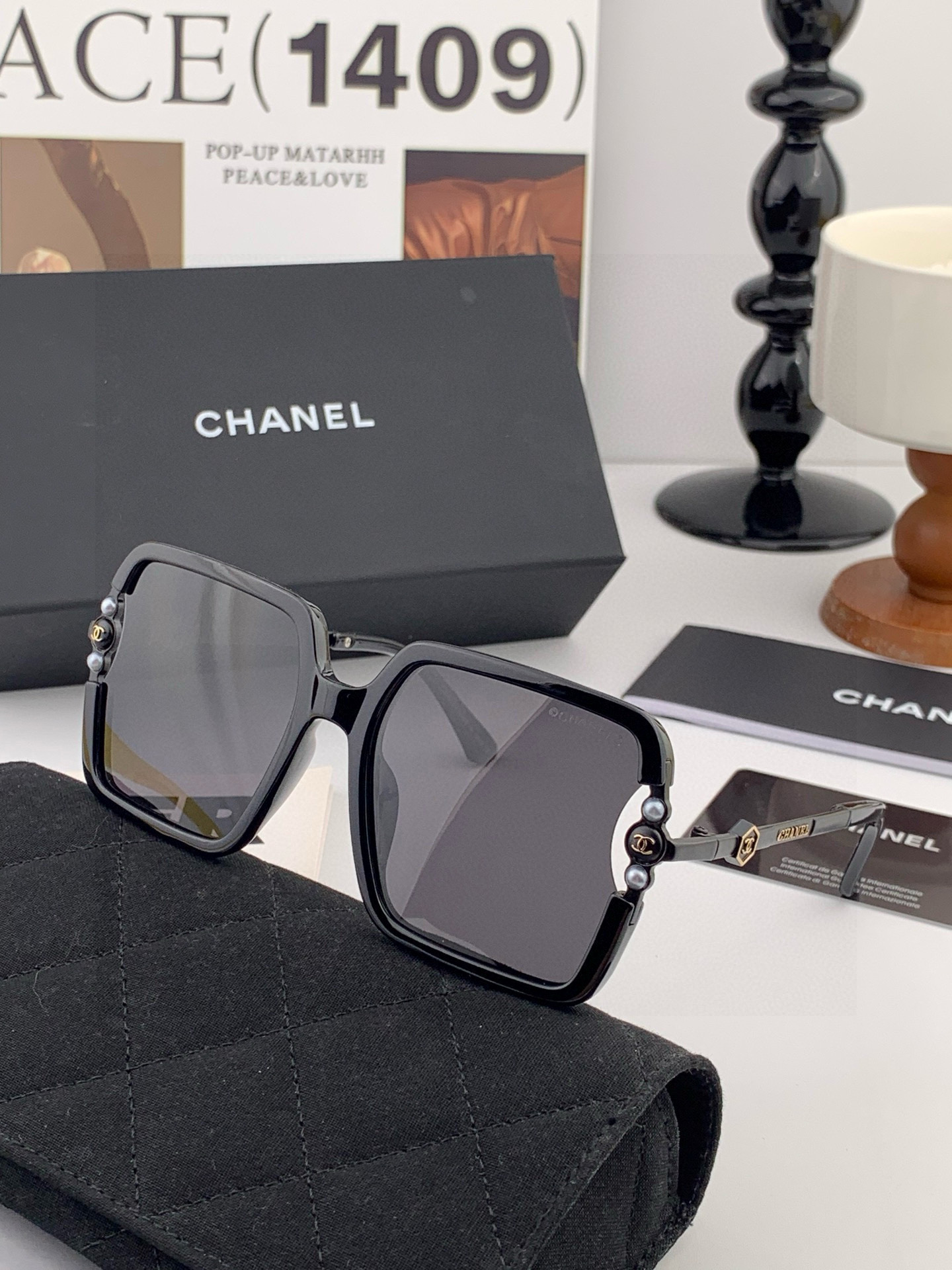 新品CHANEL 香奈儿太阳镜以独特魅力和前卫风格诠释春夏最新眼镜，质感超好佩带舒适 型号：CH5236