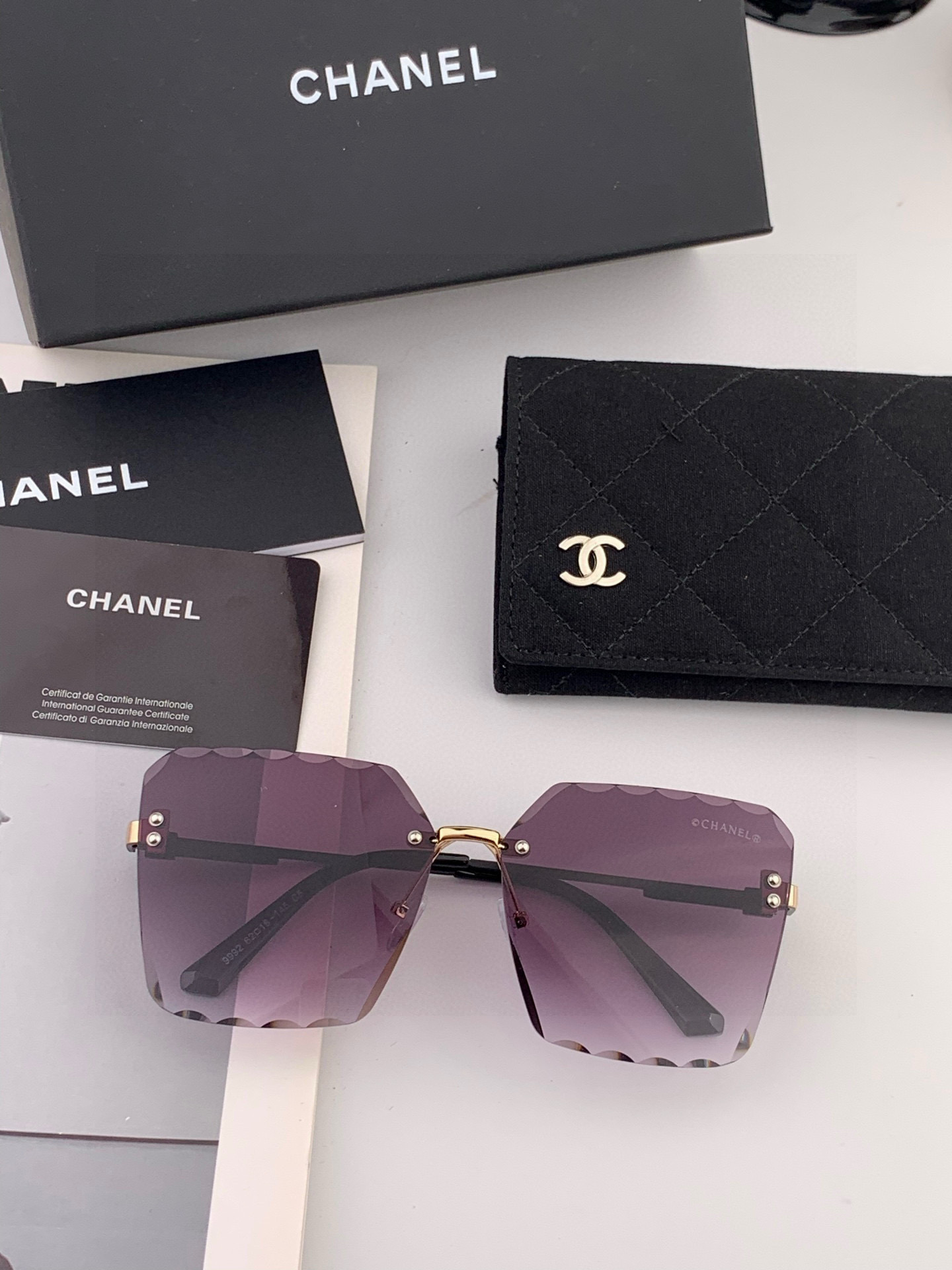 CHANE 香奈儿🌋☔️时尚无框搭配偏光镜片 顶级奢侈品[强] 高品质[胜利][亲亲]🍦🍨 [得意] 气