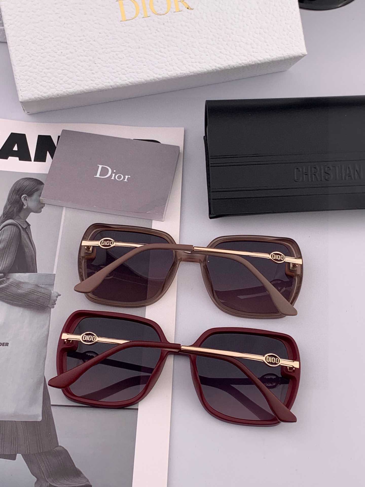 TR版本-偏光【独家大牌太阳镜无滤镜‼实拍上架 Dior官网最新发布新款太阳镜🕶，注意⚠我们是高清镜片，