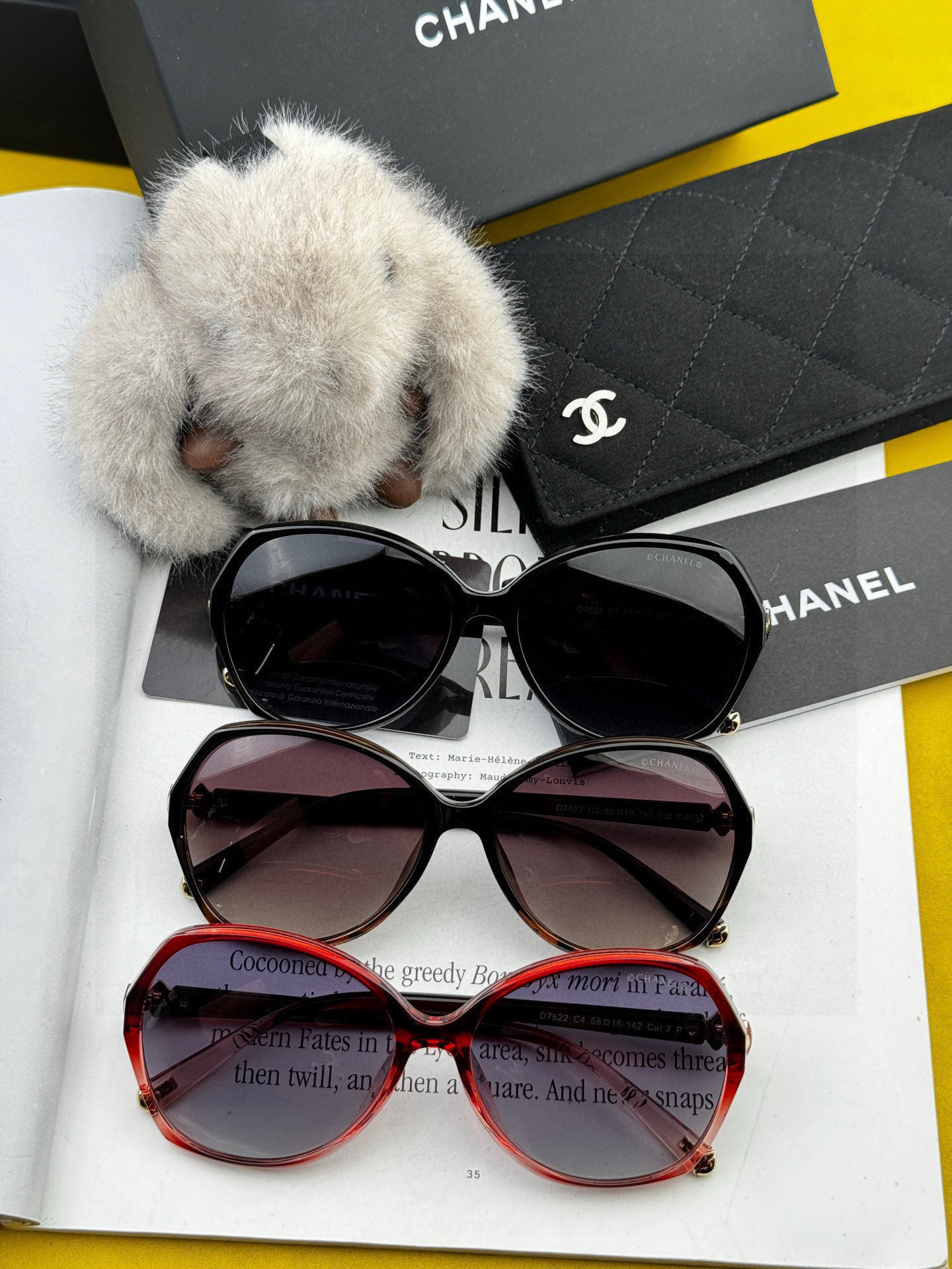 【CHANEL】香奈儿 2025新款潮流爆款 时尚方框太阳镜 佩戴舒适 网红潮款墨镜 女士高清加厚偏光太