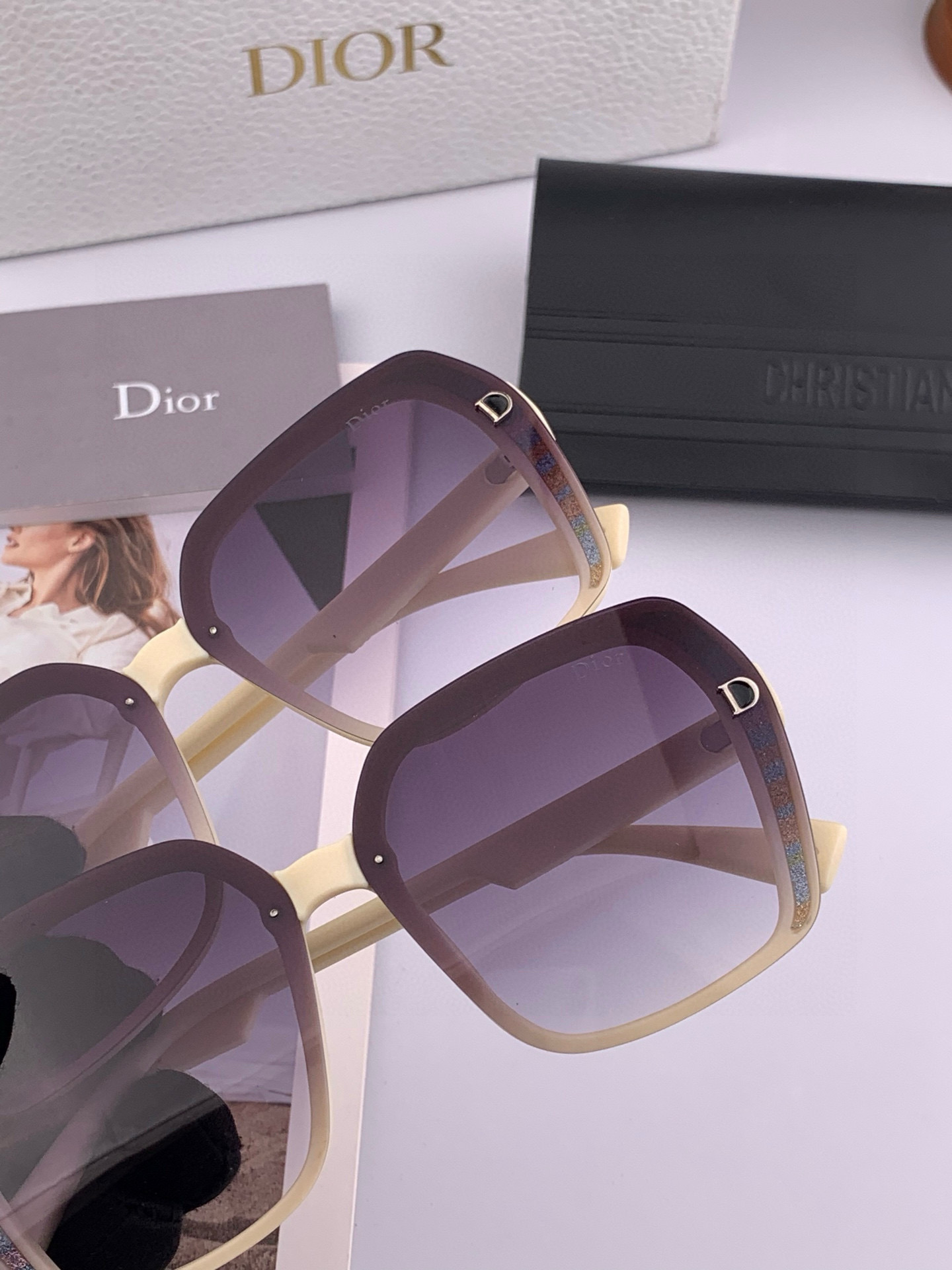【DIOR】迪奥偏光太阳镜 时尚造型 开车驾驶镜时尚墨镜🌸世界顶级奢华品牌，品质保证！😍😍经典款, 明星