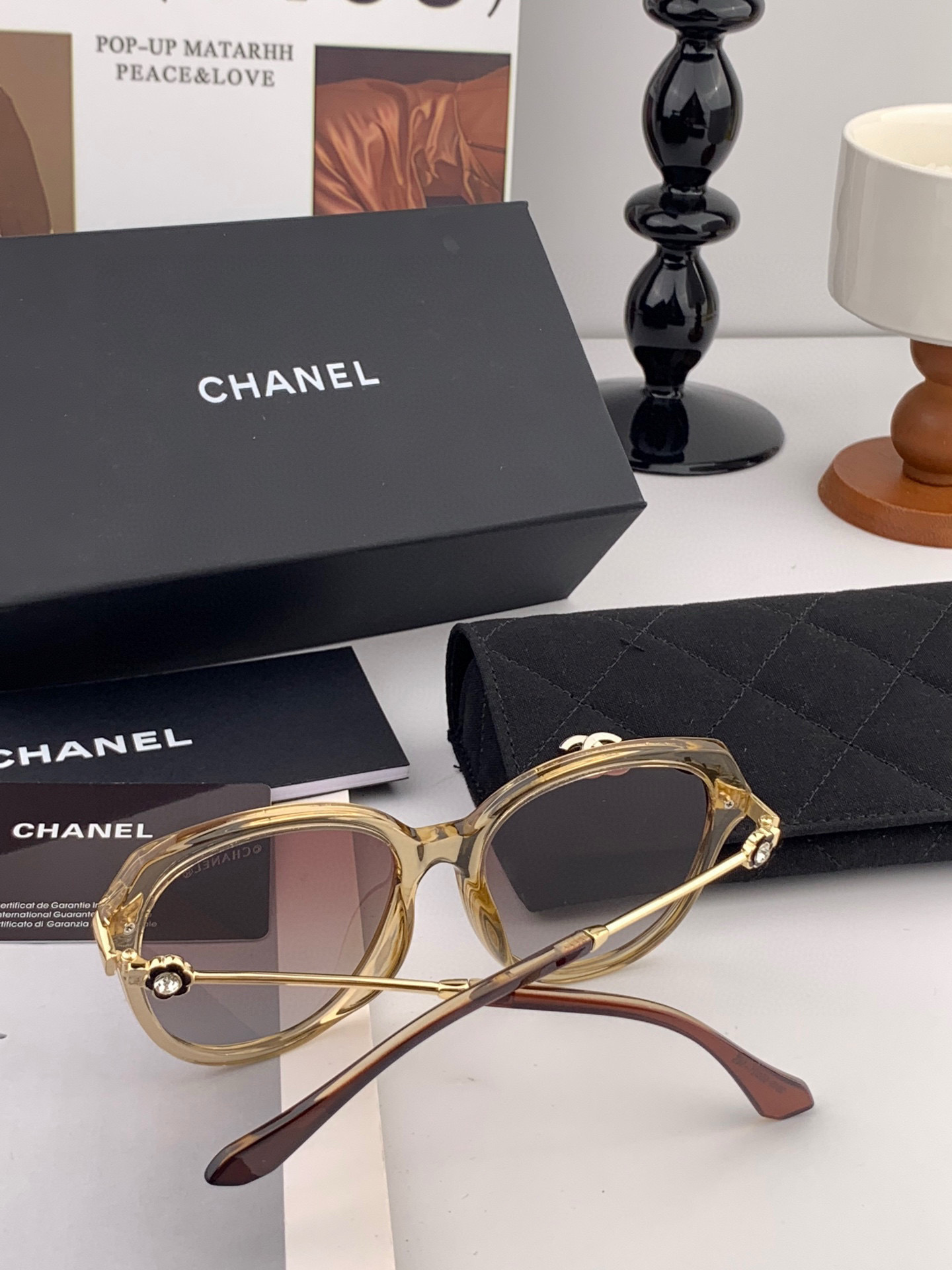 TR版本-偏光【独家大牌太阳镜无滤镜‼实拍上架 香奈儿官网最新发布新款太阳镜🕶，注意⚠我们是高清镜片 型