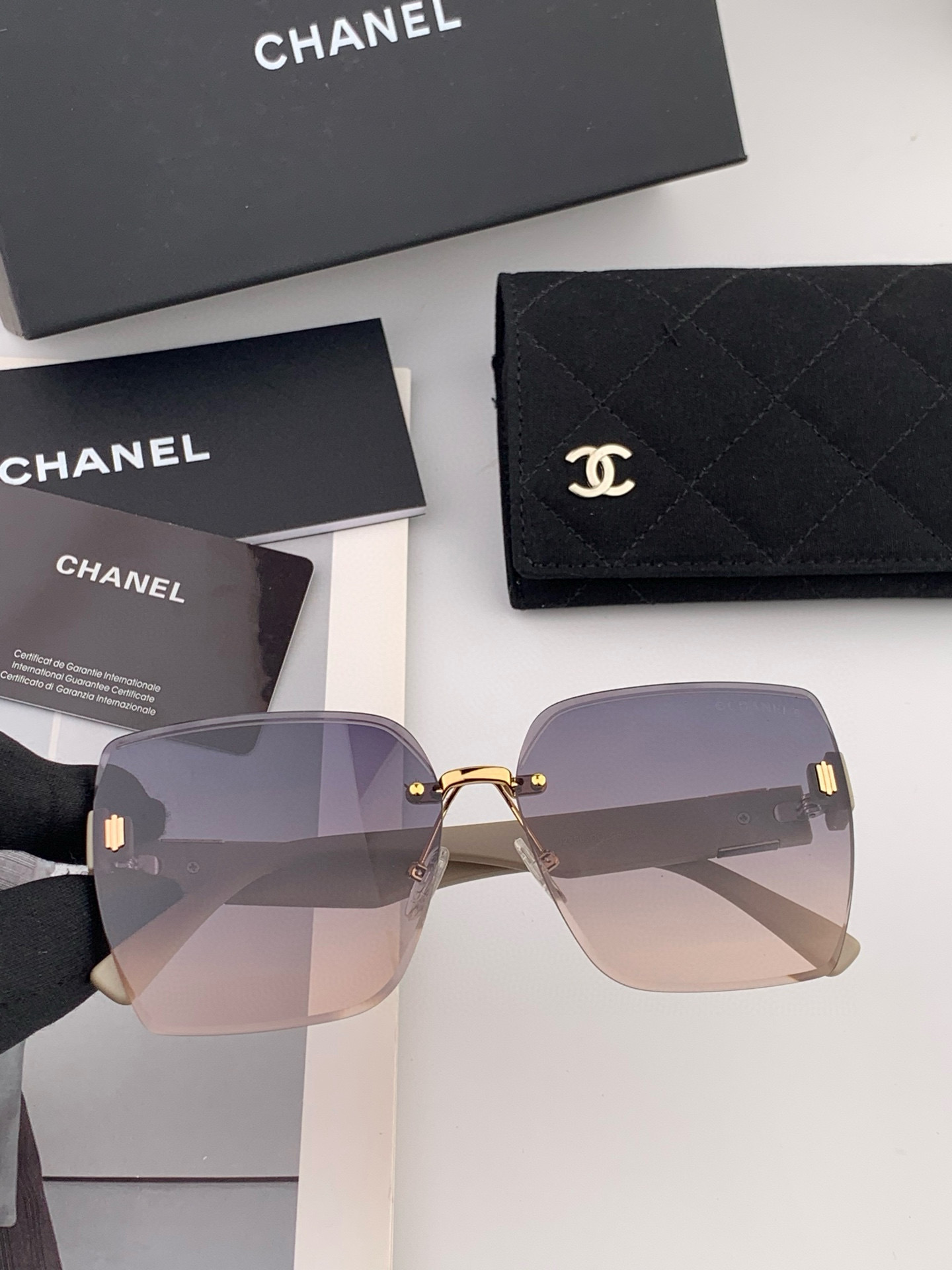 【TR偏光系列】Chanel大框太阳镜墨镜 经典的方框设计，不挑脸型，无论搭配大衣还是连衣裙都非常显气质