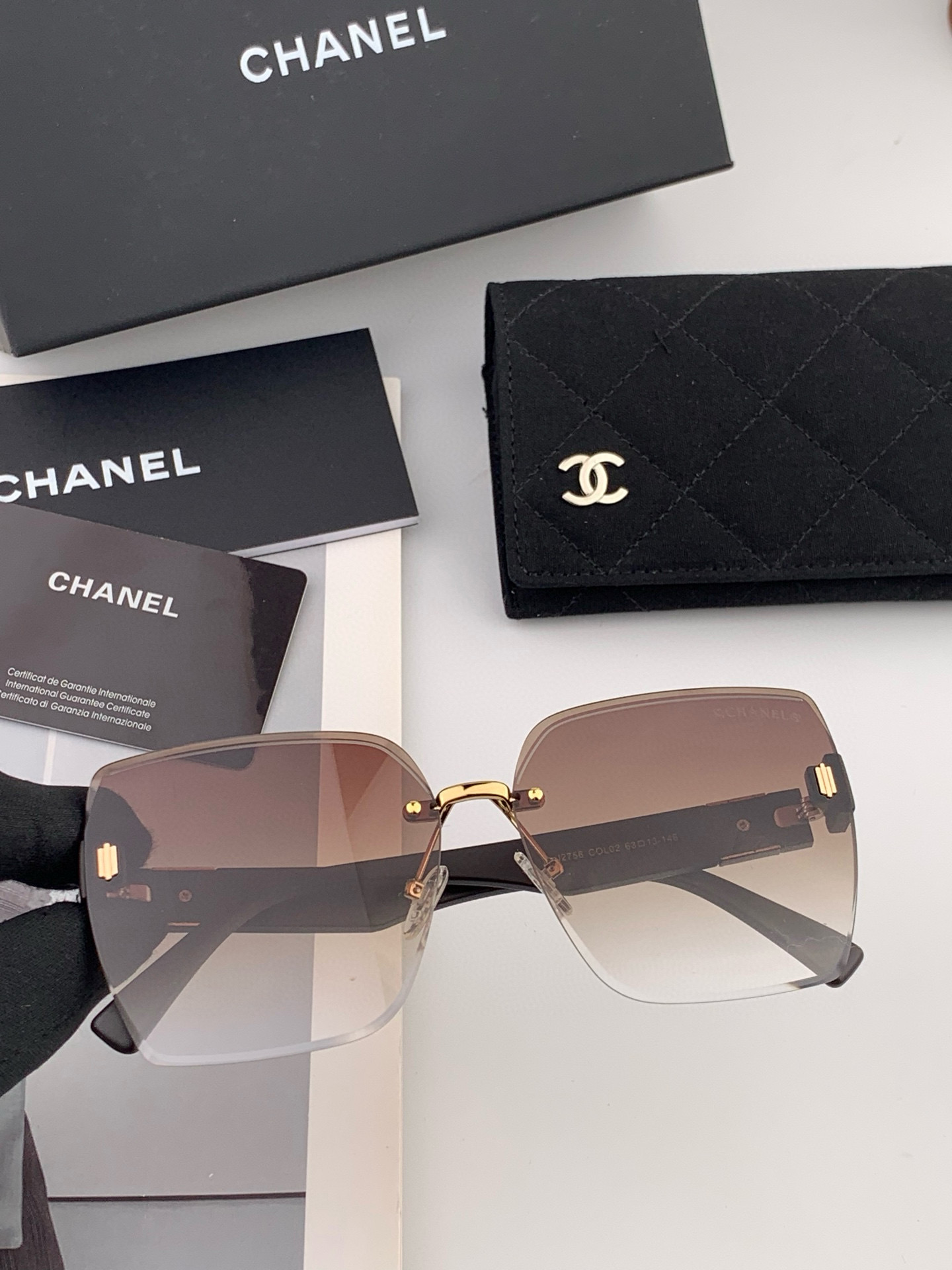 【TR偏光系列】Chanel大框太阳镜墨镜 经典的方框设计，不挑脸型，无论搭配大衣还是连衣裙都非常显气质