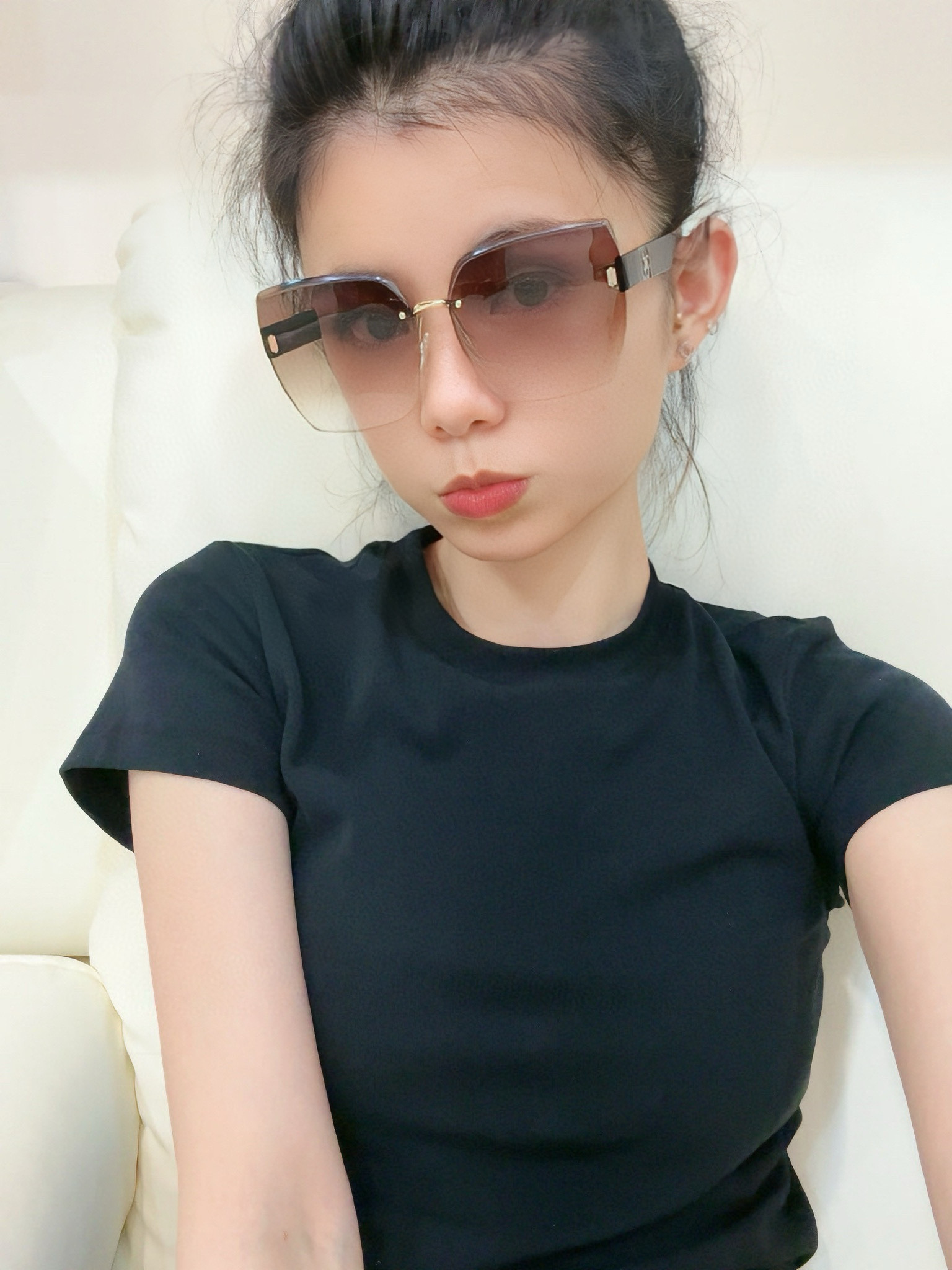 【TR偏光系列】Chanel大框太阳镜墨镜 经典的方框设计，不挑脸型，无论搭配大衣还是连衣裙都非常显气质