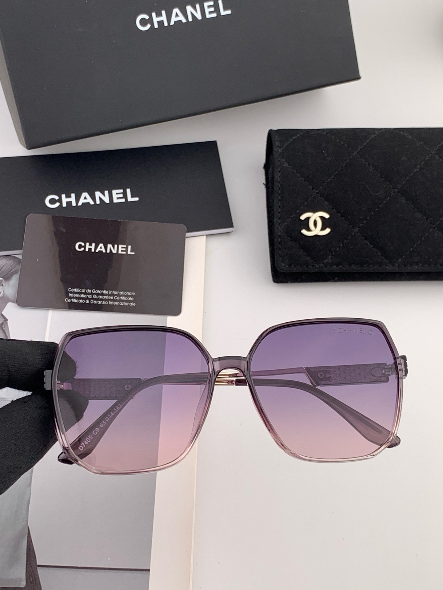 【TR偏光系列】Chanel大框太阳镜墨镜 经典的方框设计，不挑脸型，无论搭配大衣还是连衣裙都非常显气质