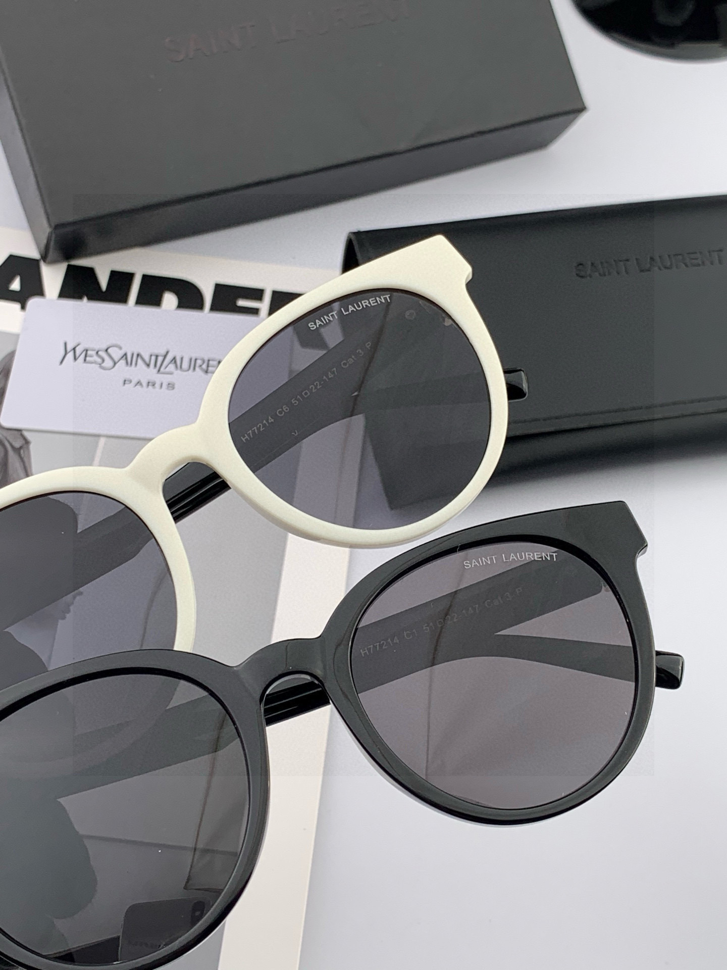 👑 【新款】🕶🔝🔝🔝🎁🎁🎁时尚百搭 超显脸小 佩戴舒适品牌:Ysl 圣罗兰 💎 材质: 加厚偏光镜片型号