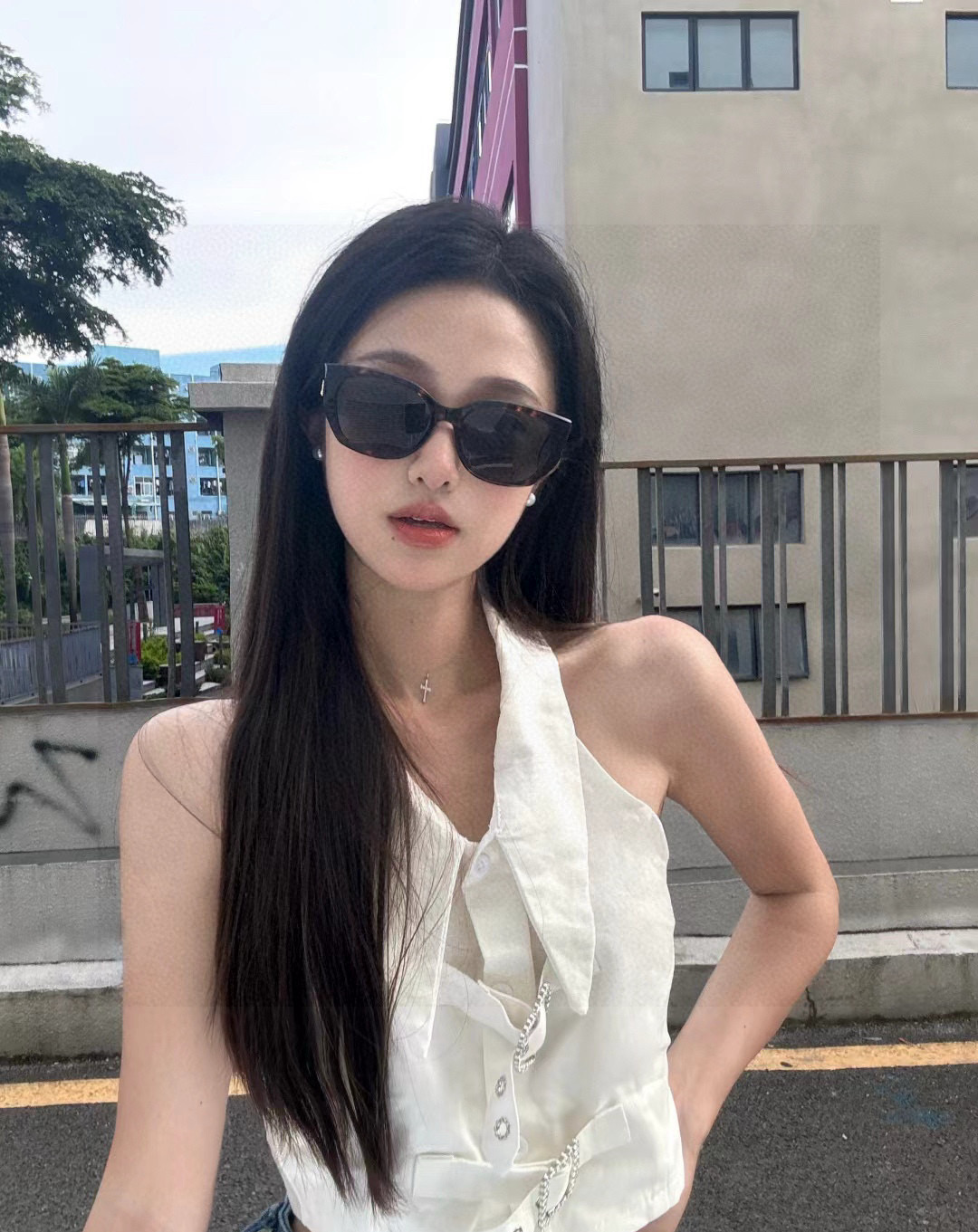 🔺 【GUCCI-偏光太阳镜】2025开春新款 潮流爆款 时尚方框偏光太阳镜 高品质 佩戴舒适 网红潮款