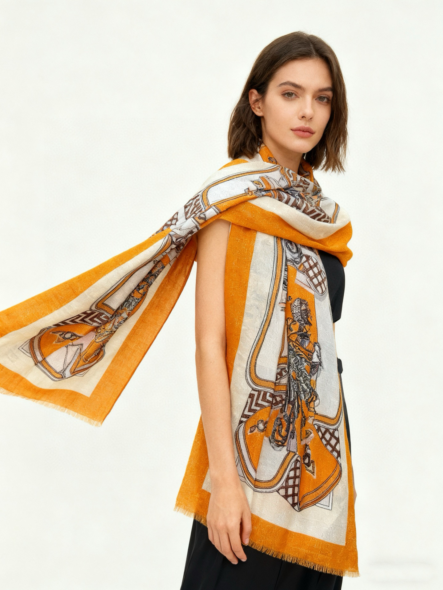 NO:580944,A scarf that shines. Everyone who buys a new cashmere style says it looks good. I recommend Hermès cashmere square scarves. Top-notch craftsmanship and great value. Hermès counters hit three-dimensionally with patterns and textures. The real thing is extremely high-grade. Special craftsmanship. High-end research and development. Stunning. Special cutting-edge craftsmanship. Loved by Bai Fumei. Whether it is quality, style or price, they scream for big brands. Super cost-effective. Definitely worth buying. Size 100*200 high version scarf, high version scarf, Hermes19860909会发光发亮的围巾 羊绒新款买了都说好看推荐爱马仕羊绒方巾,顶级工艺超值爱马仕专柜爆款立体呈现图案纹路实物档次极高特殊工艺高端研发惊艳问世特殊尖端工艺处理受到白富美的喜欢 无论是品质 款式 价格都令大牌控的她们尖叫 超高性价比 绝对值得入手尺寸100*200高版本围巾,高版本围巾,hermes,scarf