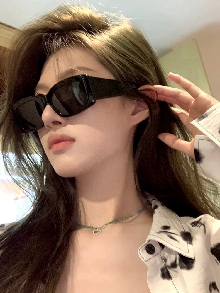 🔺 【GUCCI】2025开春新款 潮流爆款 时尚方框偏光太阳镜 高品质 佩戴舒适 网红潮款墨镜 女士高