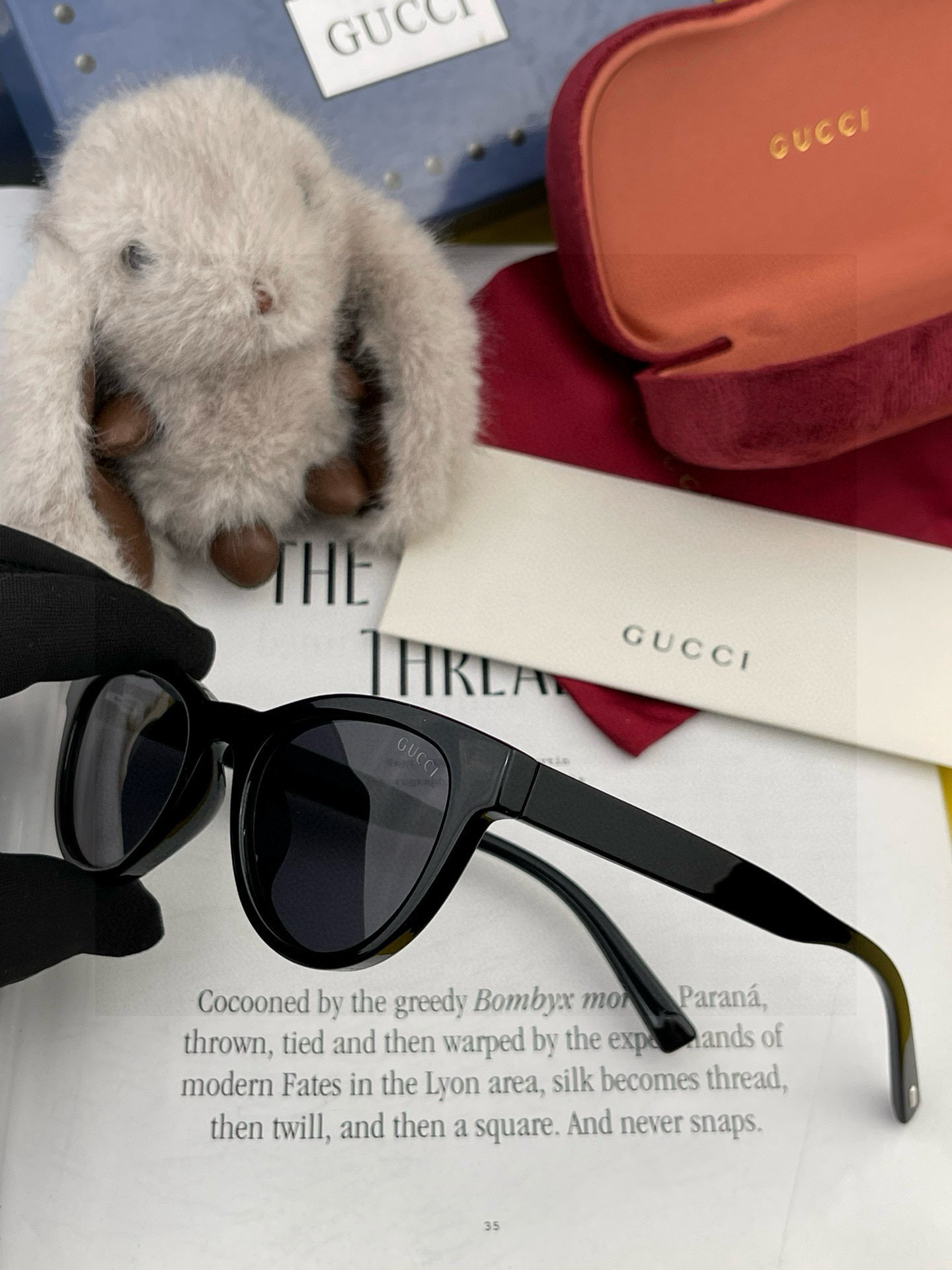 【TR偏光系列】Gucci 经典的小框设计，情侣款不挑脸型，无论搭配大衣还是连衣裙都非常显气质偏光镜片预