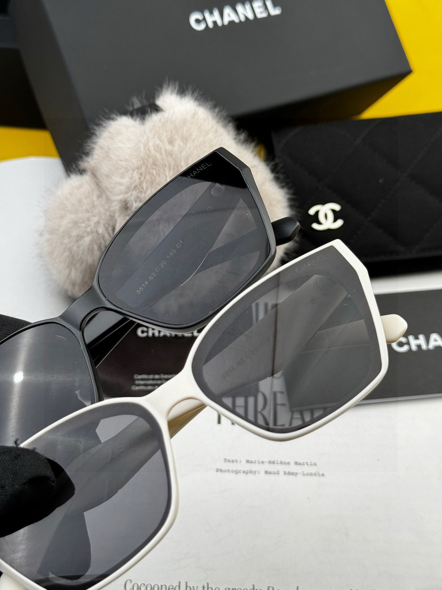 Chanel大框太阳镜墨镜 经典的方框设计，不挑脸型，无论搭配大衣还是连衣裙都非常显气质偏光镜片预防紫外