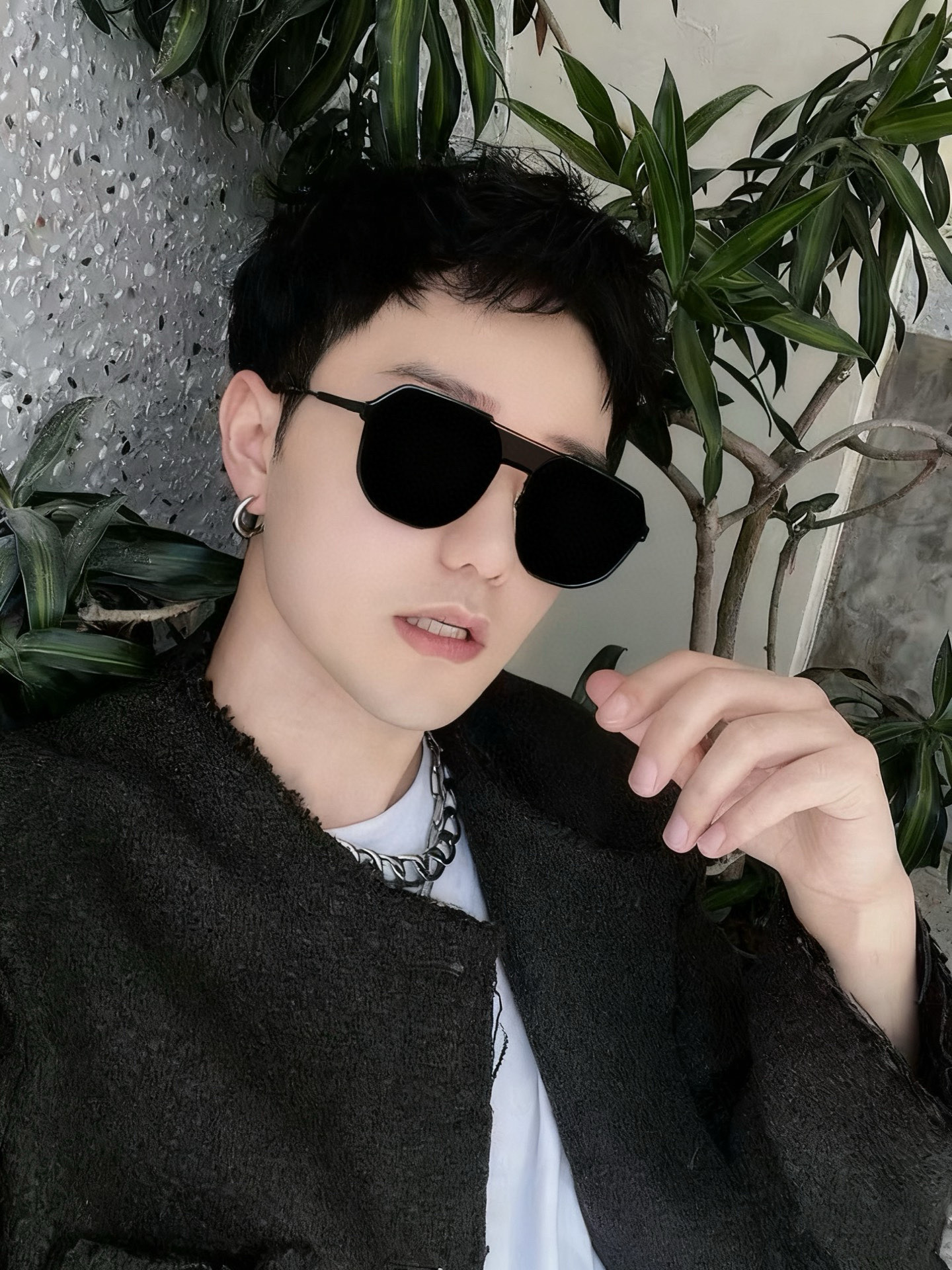 Gucci古奇 新款连体驶驾镜墨镜出行必众备多明星同款 太阳镜 男女太士阳镜飞行 型号：G011