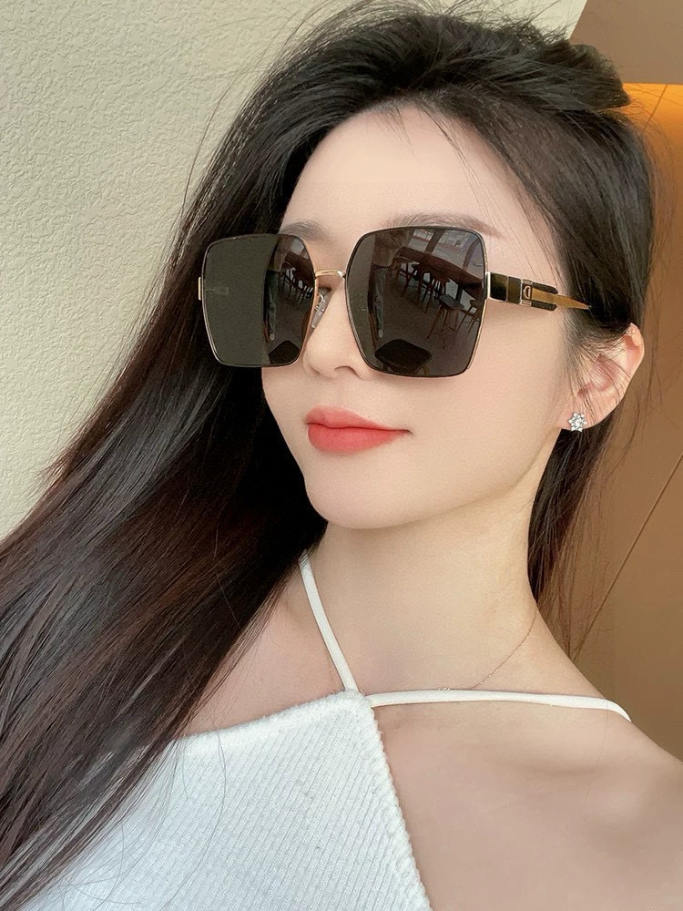 🔺 【DIOR-迪奥】2025开春新款 潮流爆款 时尚方框偏光太阳镜 高品质 佩戴舒适 网红潮款墨镜 型