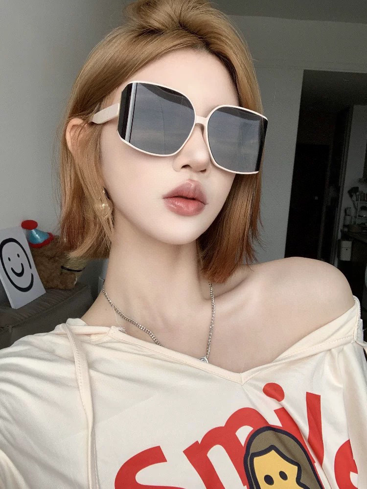 🔺 【GUCCI-偏光太阳镜】2025开春新款 潮流爆款 时尚圆框偏光太阳镜 高品质 佩戴舒适 网红潮款