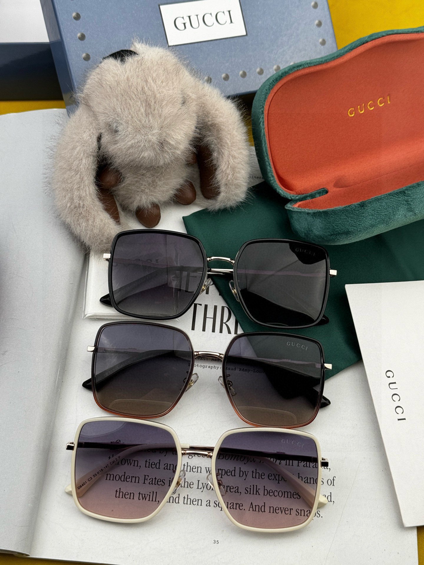 🔺 【GUCCI-偏光太阳镜】2025开春新款 潮流爆款 时尚圆框偏光太阳镜 高品质 佩戴舒适 网红潮款