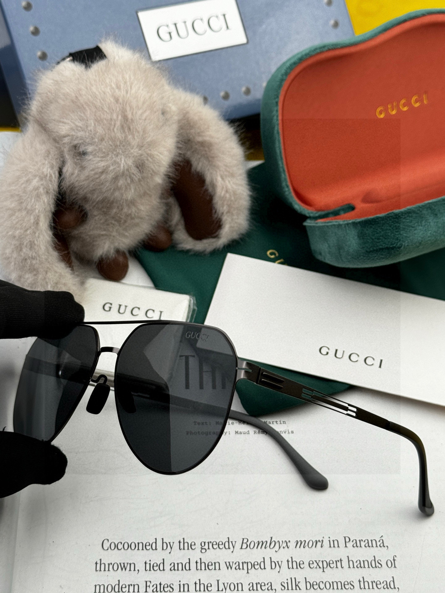 ♦️ GUCCI 2025新款男女情侣款太阳镜多边形墨镜iP电镀永不褪色 超轻超有弹性整幅眼镜无螺丝重要